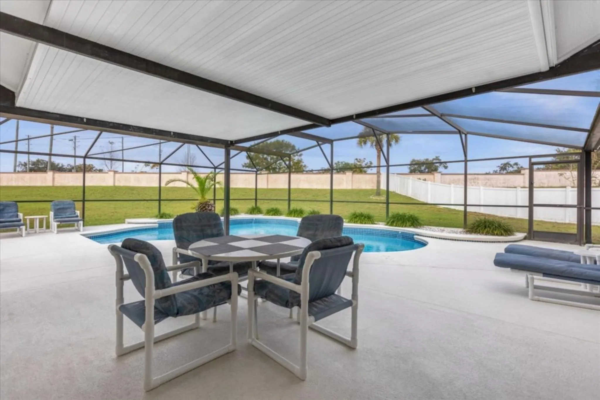 Patio in 4 Bedroom Value Plus Home with Private Pool