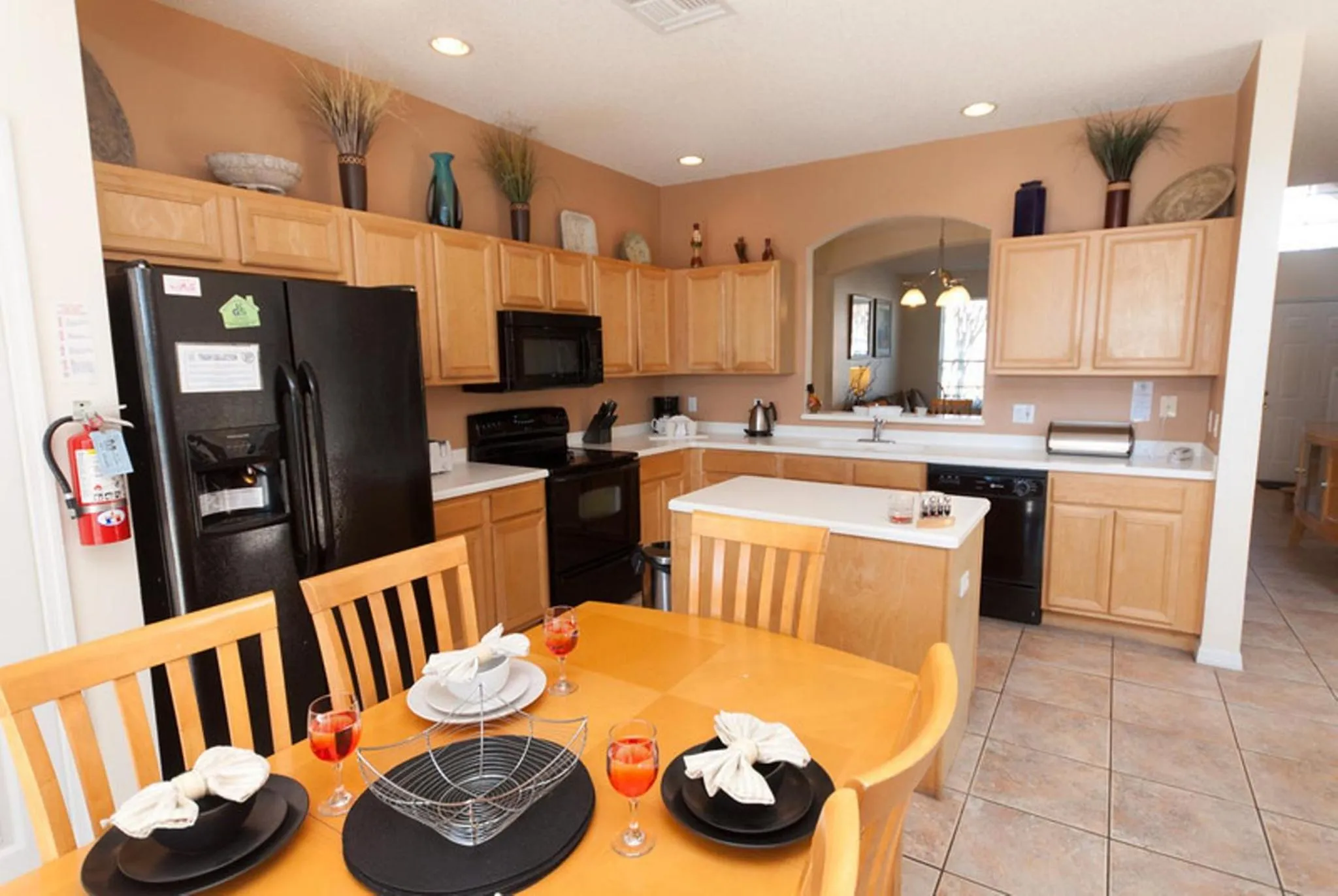 kitchen in 4 Bedroom Value Plus Home with Private Pool