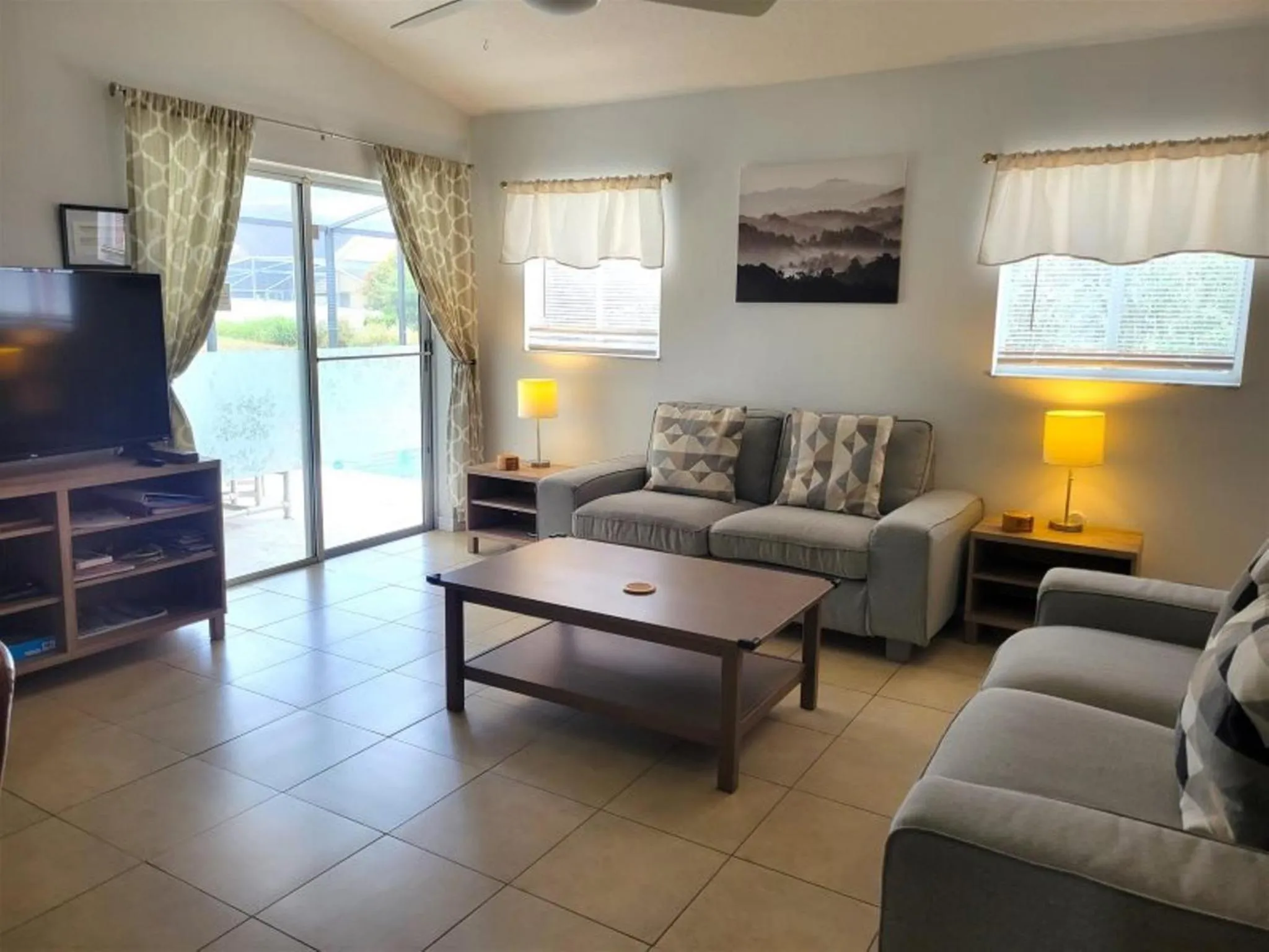 Living room in 4 Bedroom Value Plus Home with Private Pool