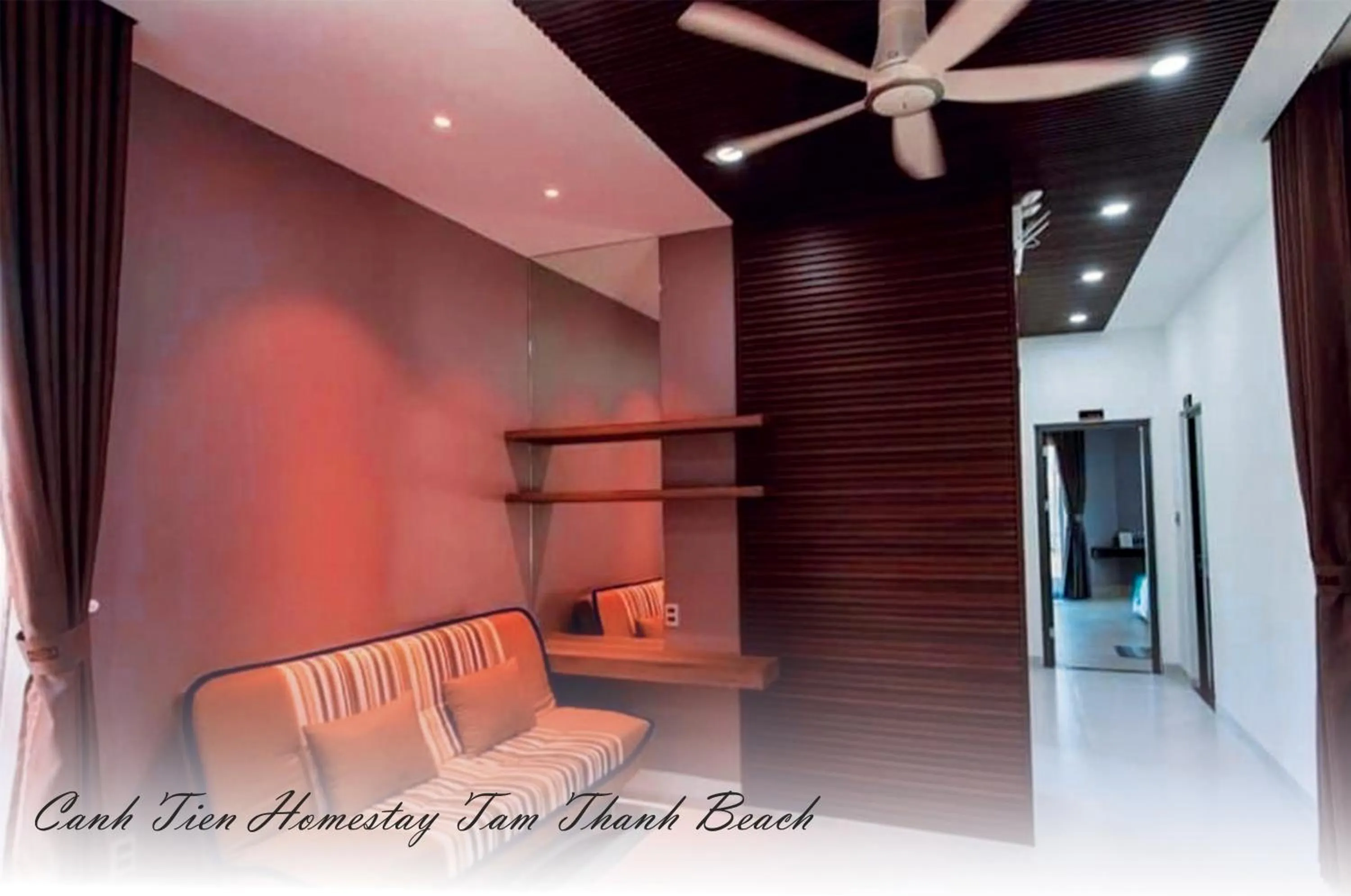 Kitchen or kitchenette in Canh Tien Homestay Tam Thanh Beach