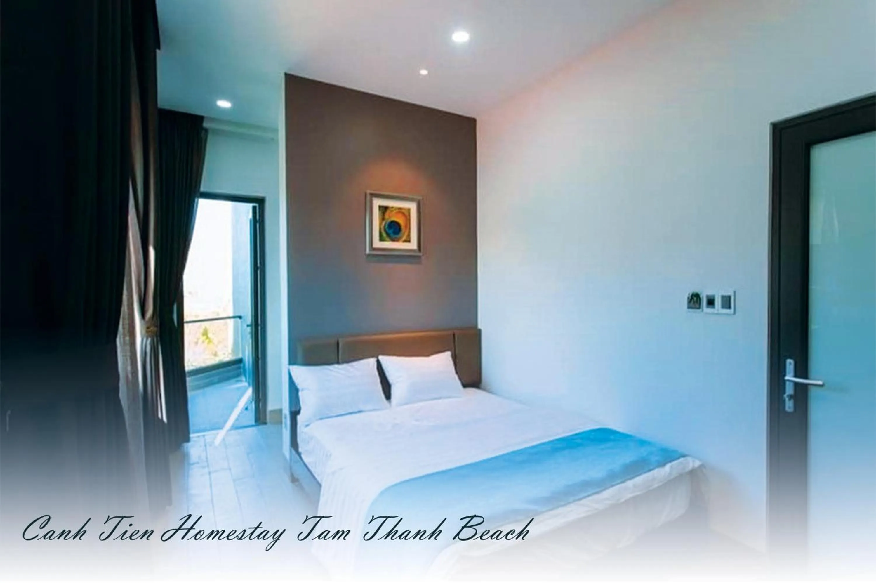 Bedroom, Bed in Canh Tien Homestay Tam Thanh Beach