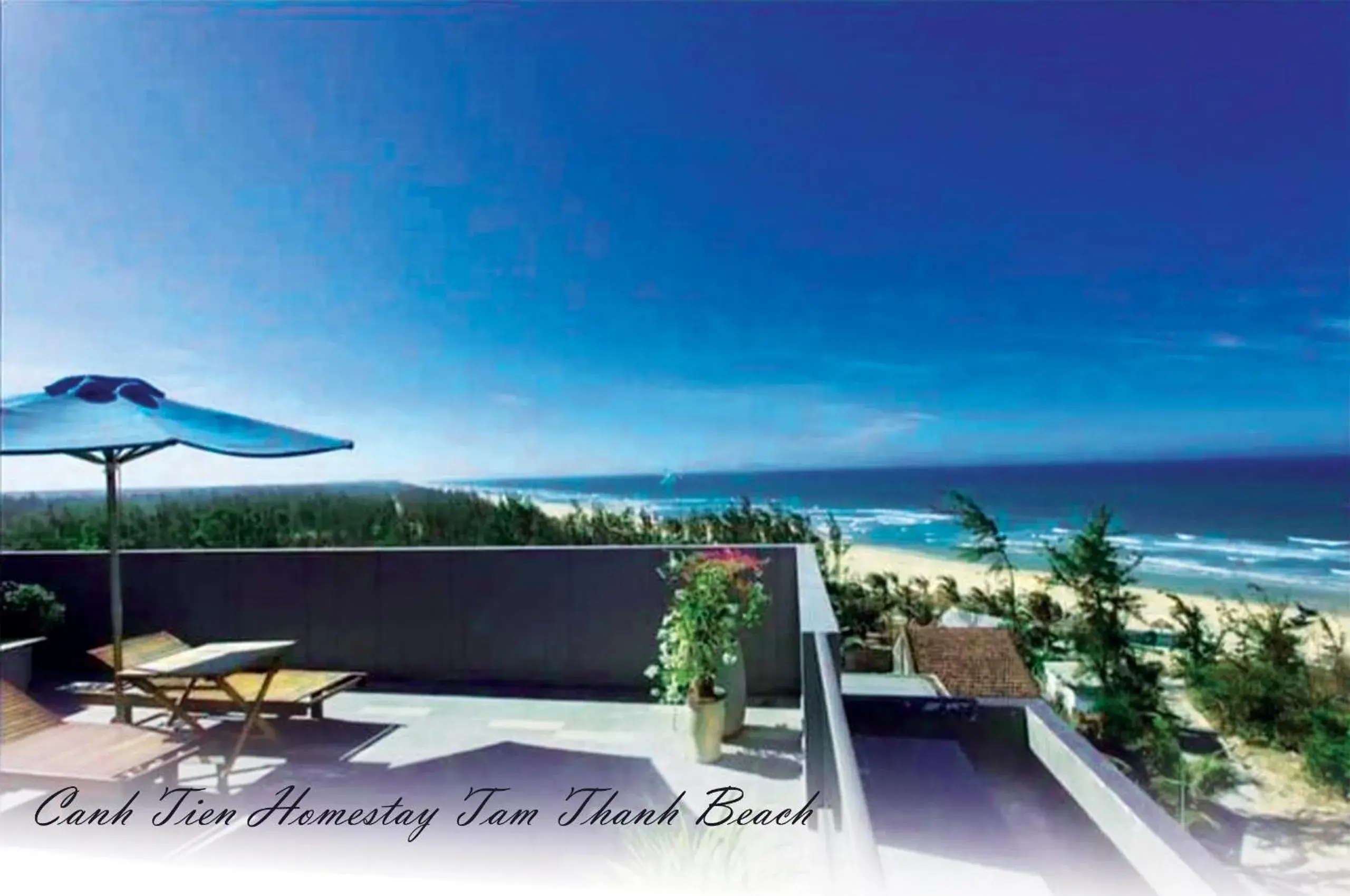 Double Room with Balcony and Sea View in Canh Tien Homestay Tam Thanh Beach Double Room with Balcony and Sea View in Canh Tien Homestay Tam Thanh Beach