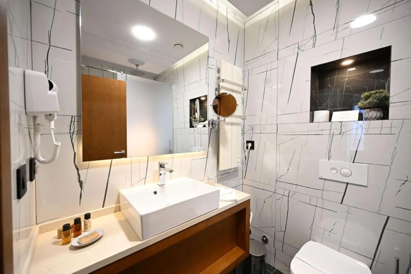 Toilet in Hotel Tamiš & Spa