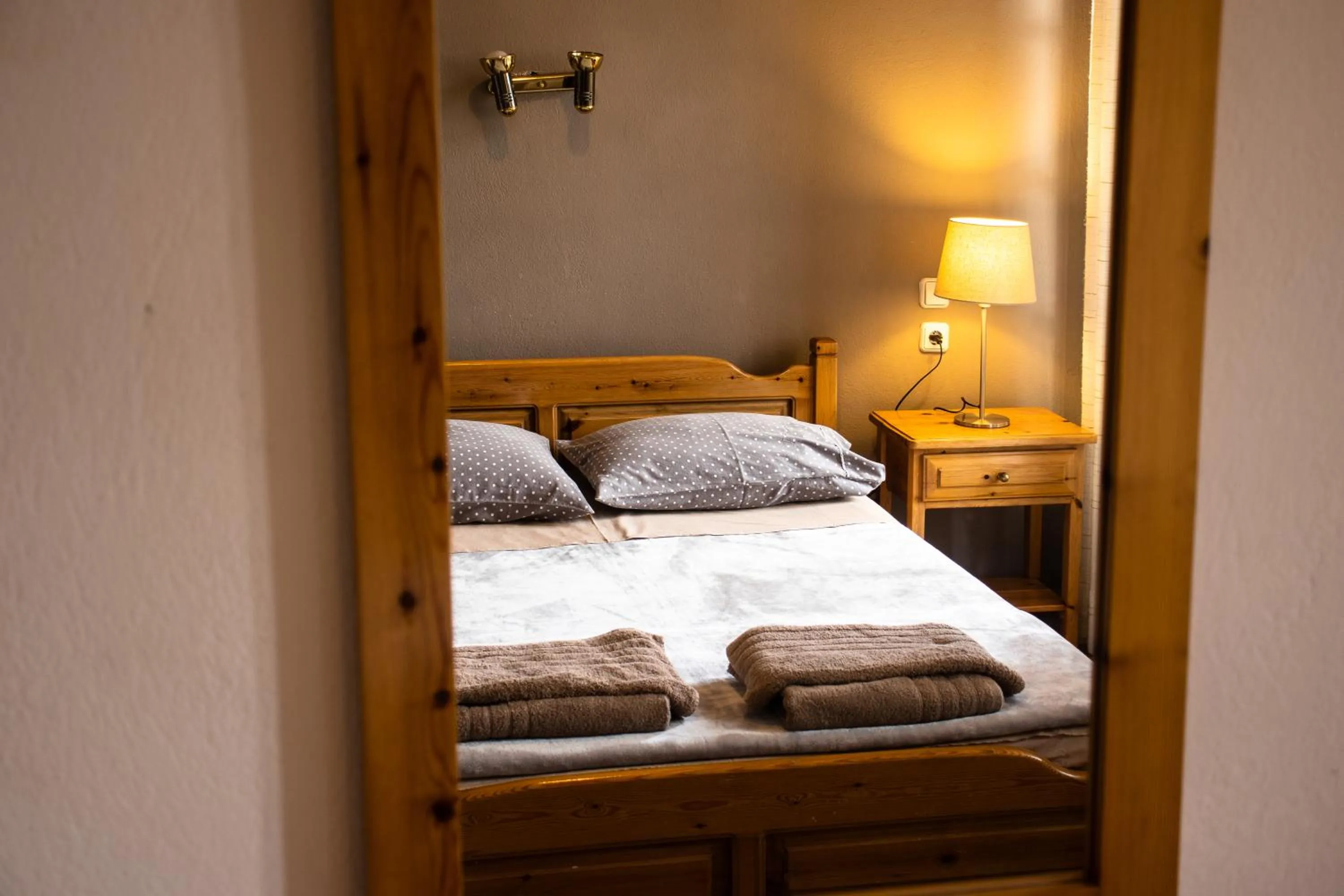 Natural landscape, Bed in Hotel Defkalion