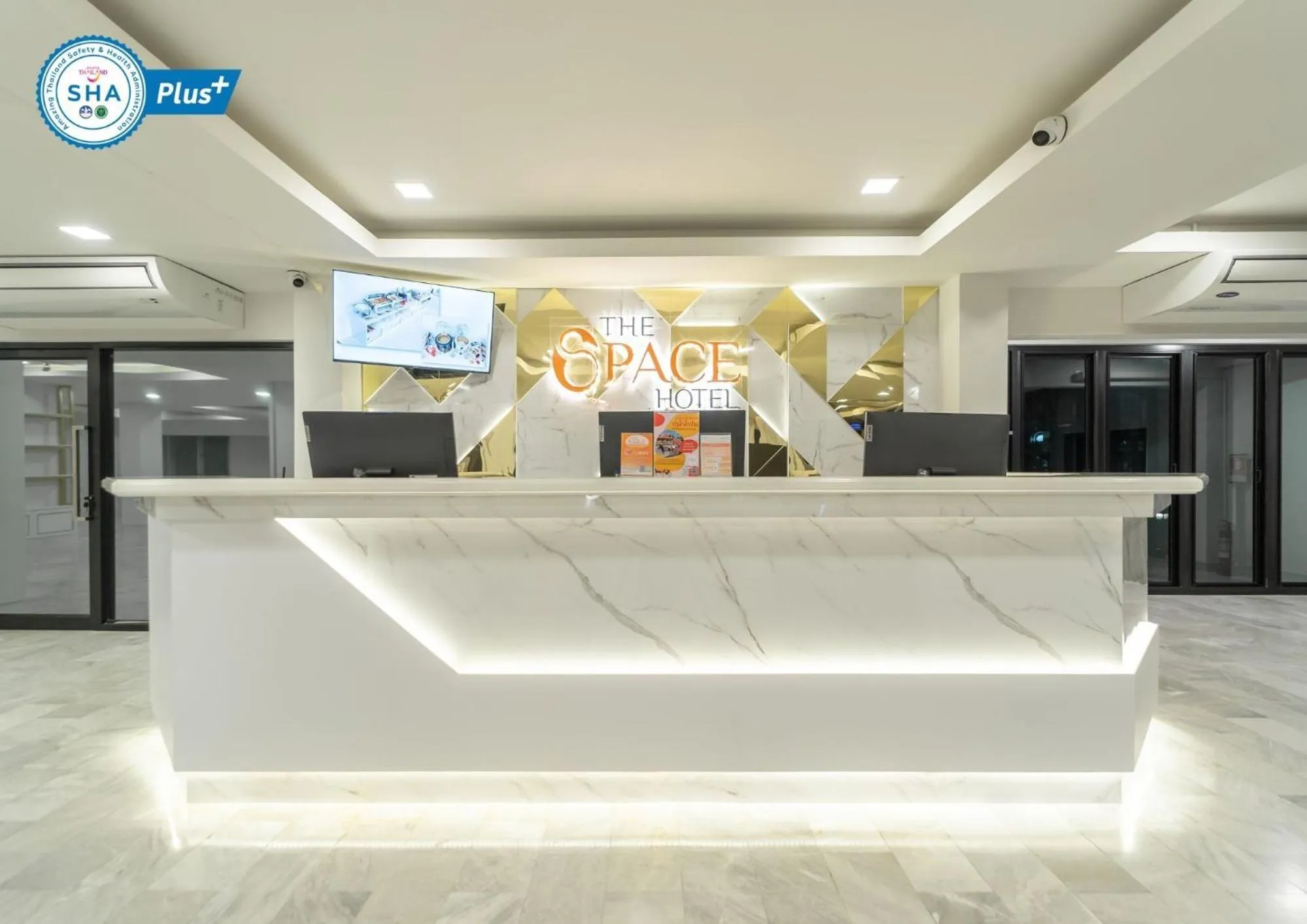 Lobby or reception in The Space Hotel Lampang