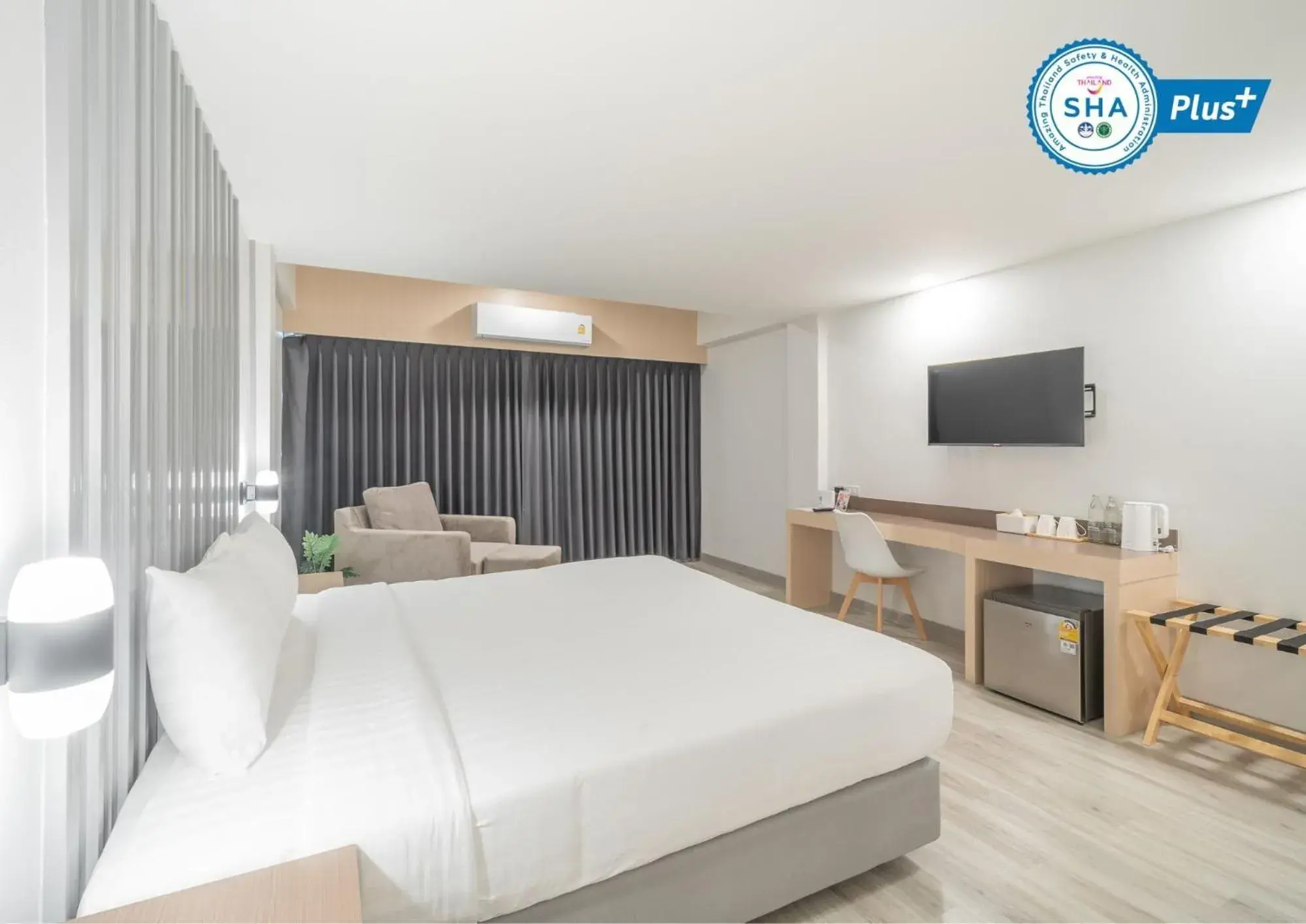 Deluxe King Room in The Space Hotel Lampang Deluxe King Room in The Space Hotel Lampang