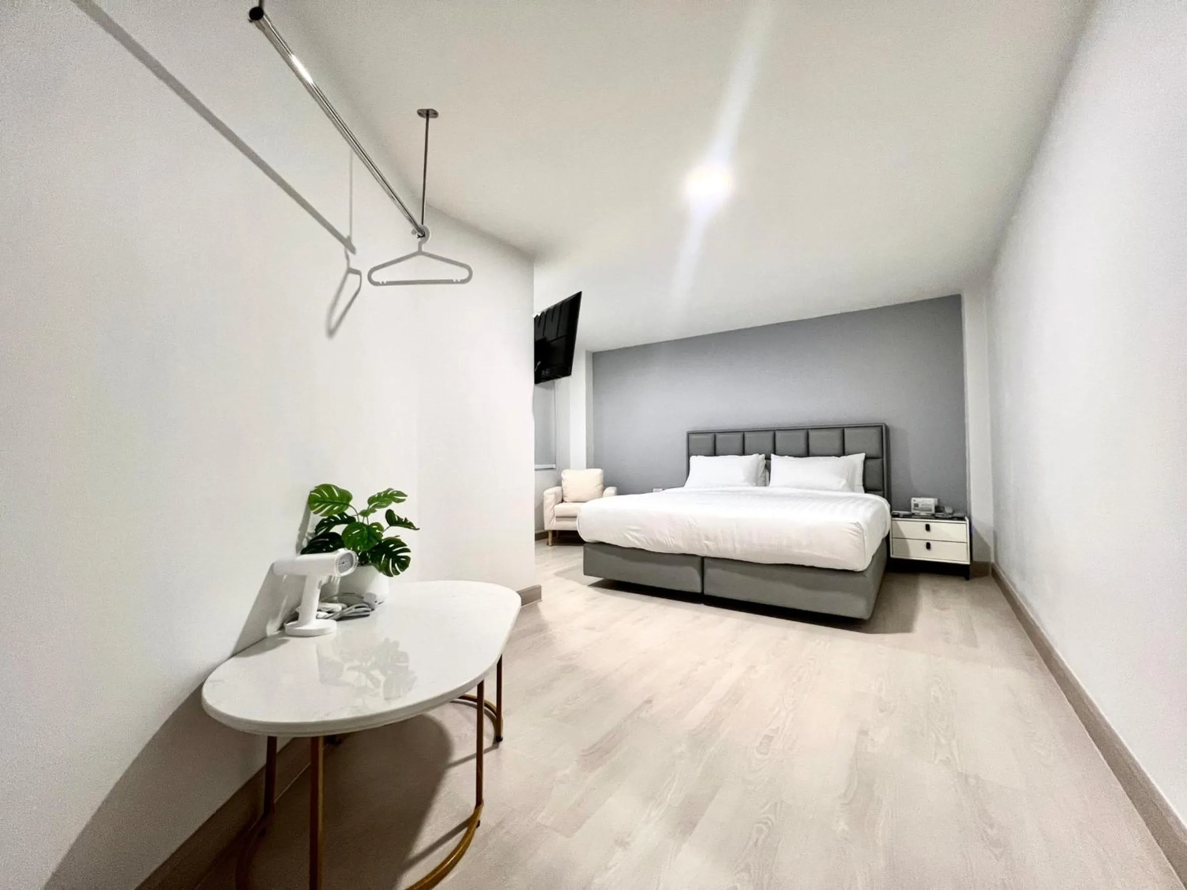 Bed in The Space Hotel Lampang