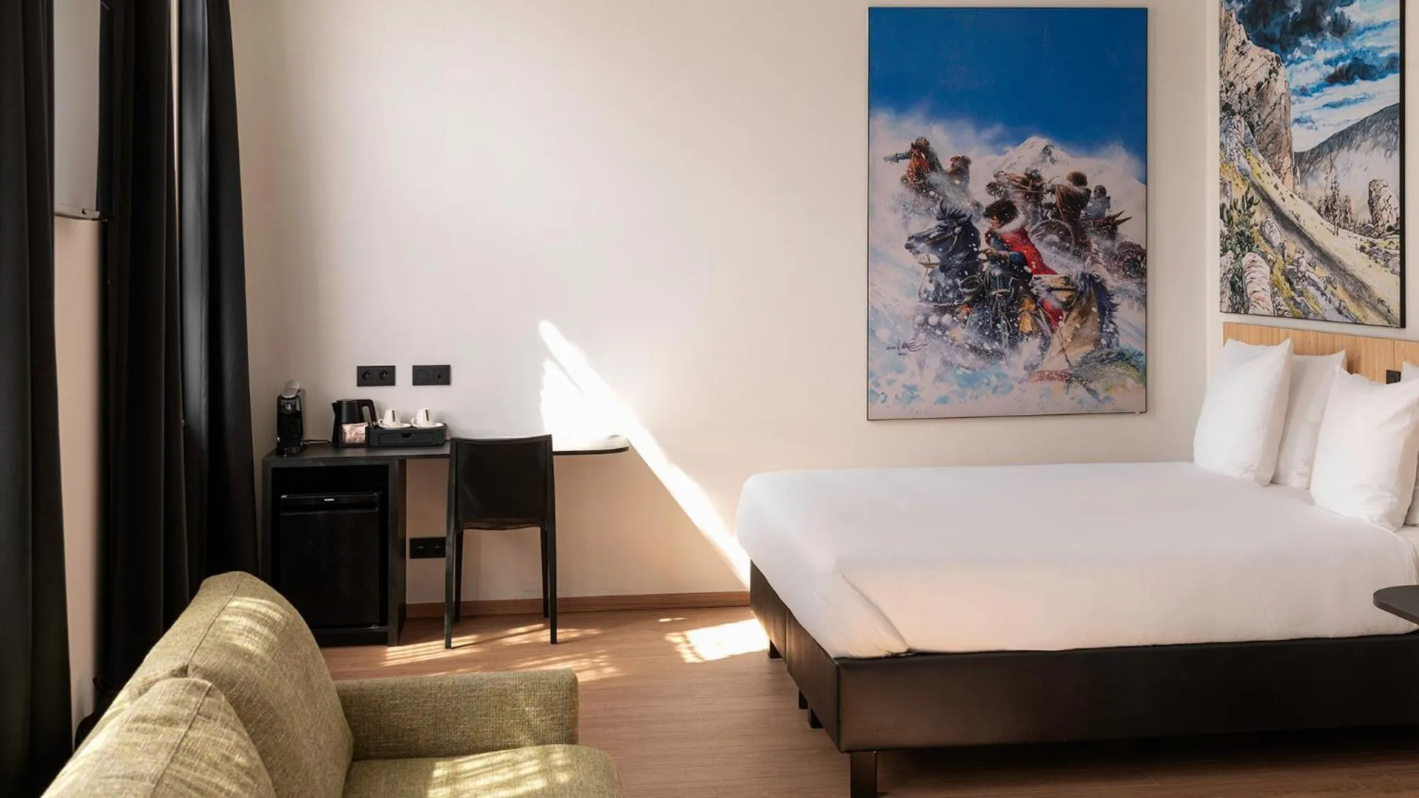 Bedroom, Bed in Comic Art Hotel