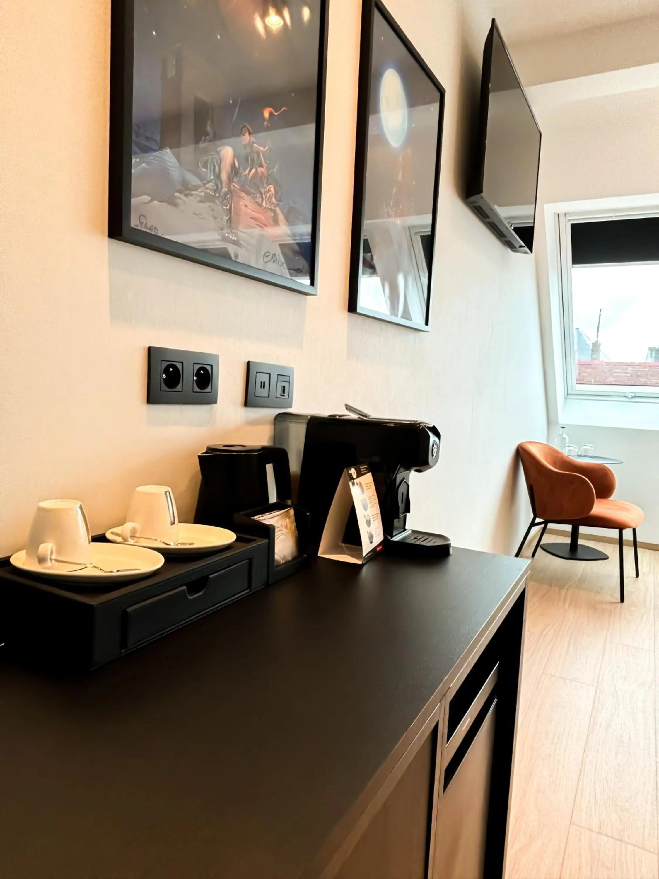 Bedroom in Comic Art Hotel