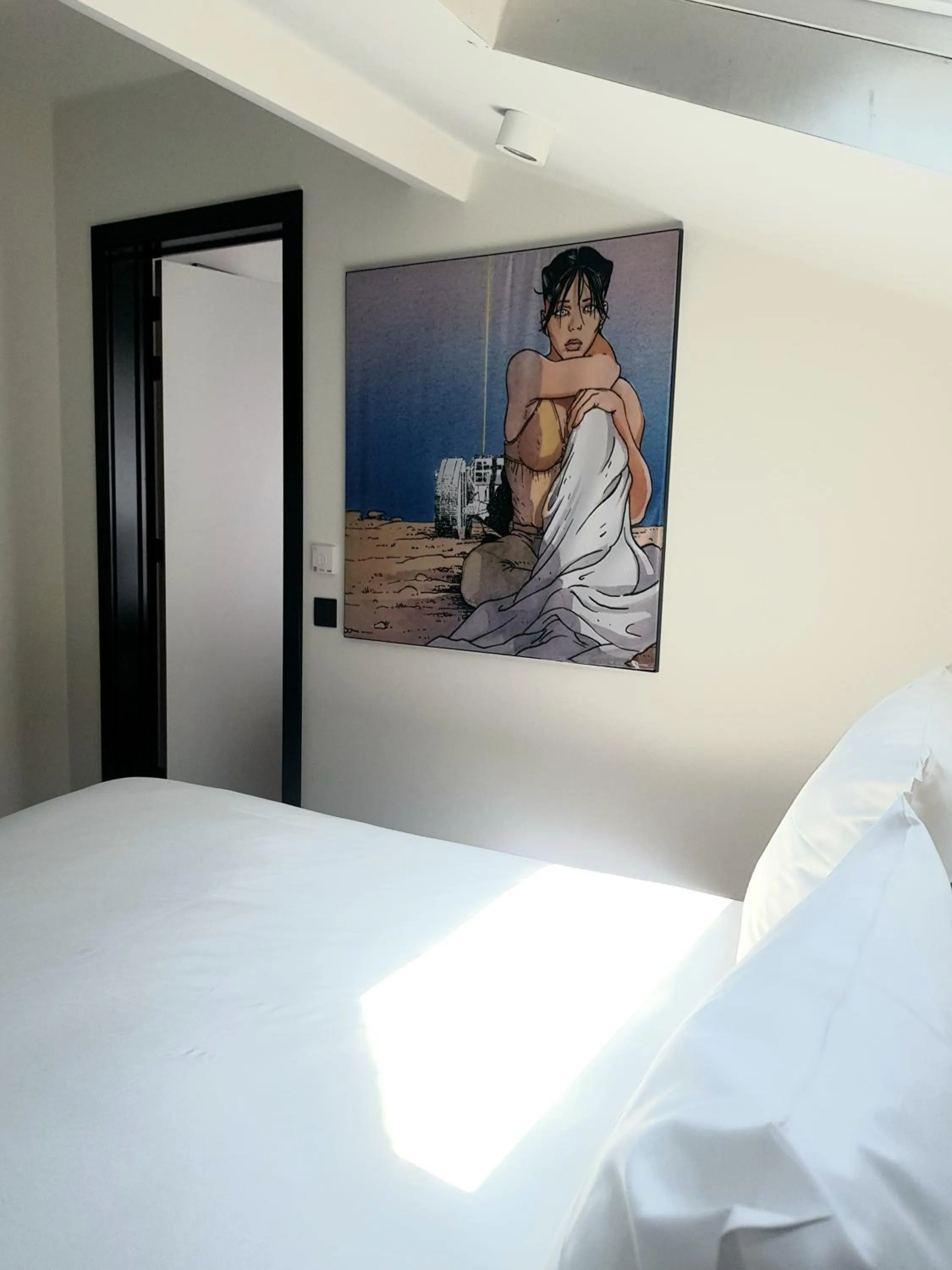 Bedroom, Bed in Comic Art Hotel