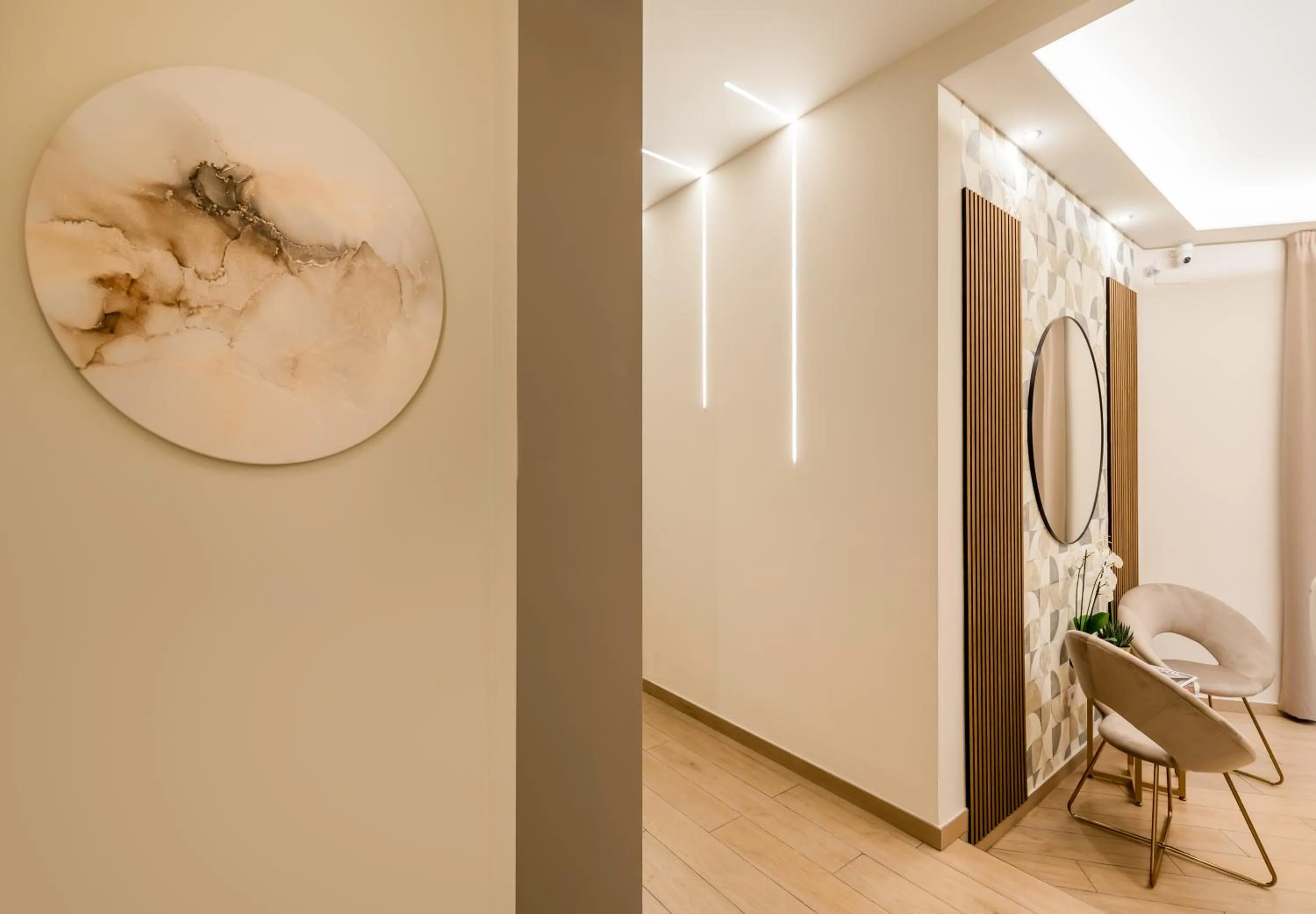 Seating area in AlbaDea Suites&Jacuzzi