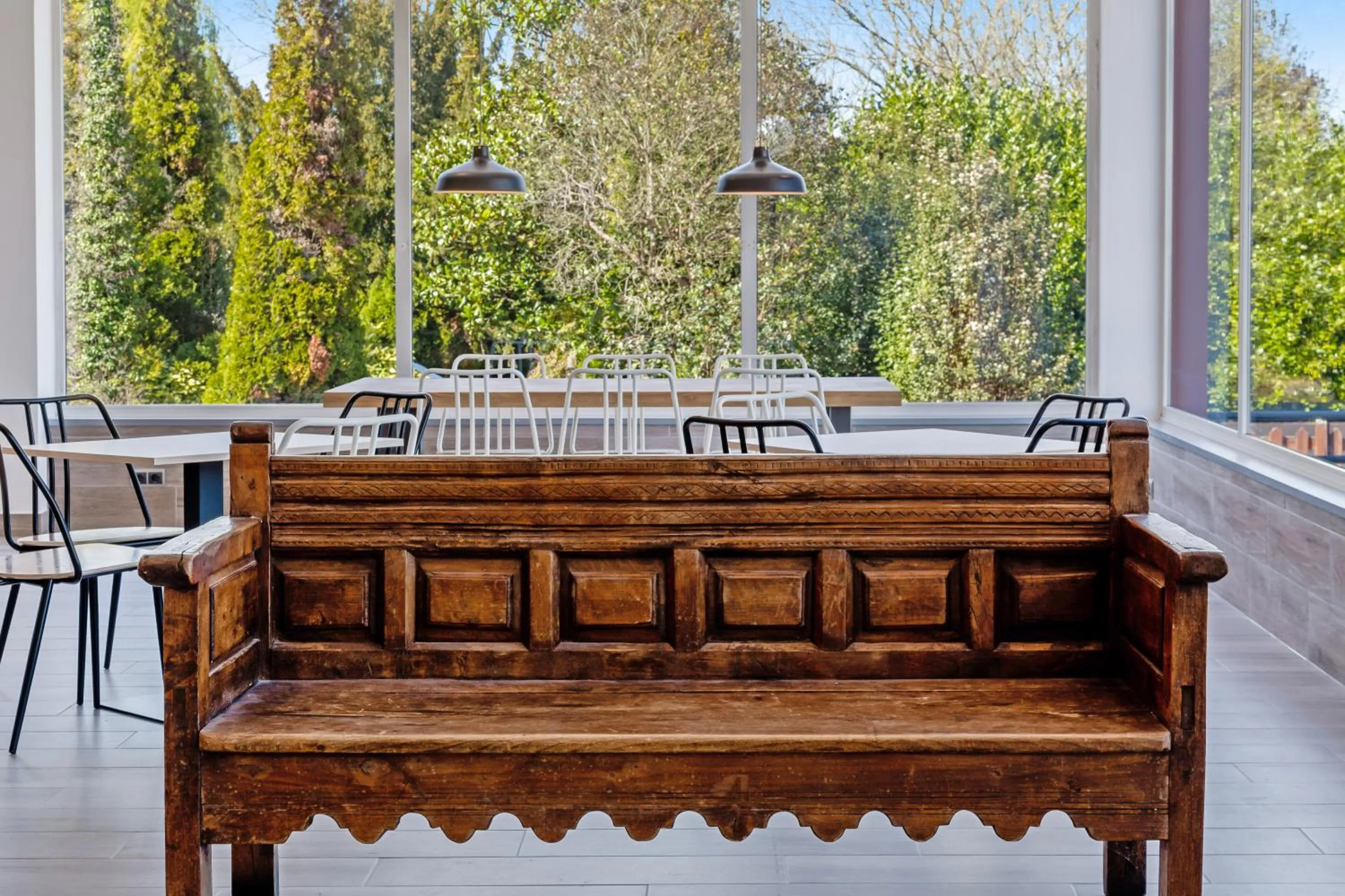 Lobby or reception in B&B HOTEL Oviedo