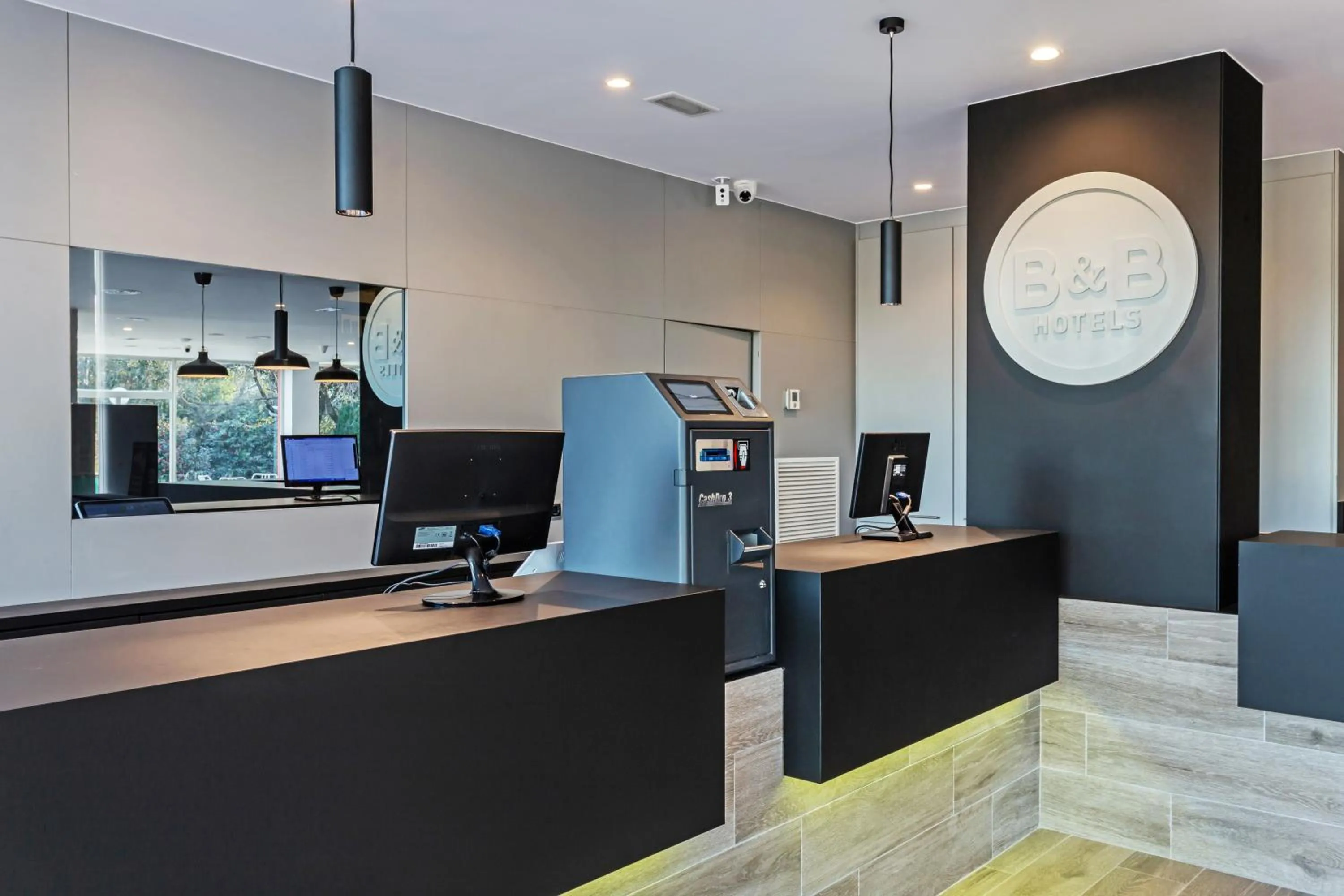 Lobby or reception in B&B HOTEL Oviedo