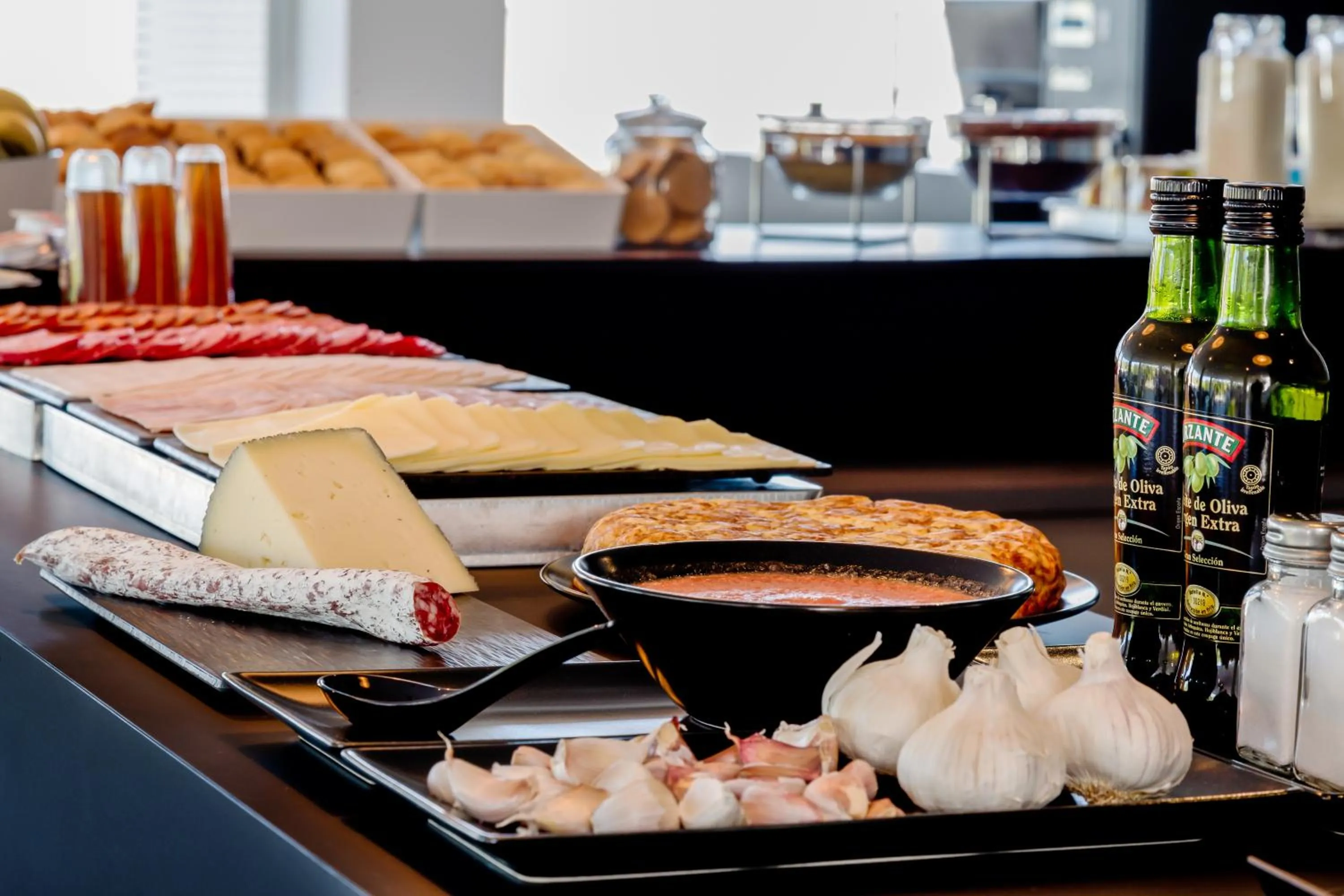 Buffet breakfast in B&B HOTEL Oviedo