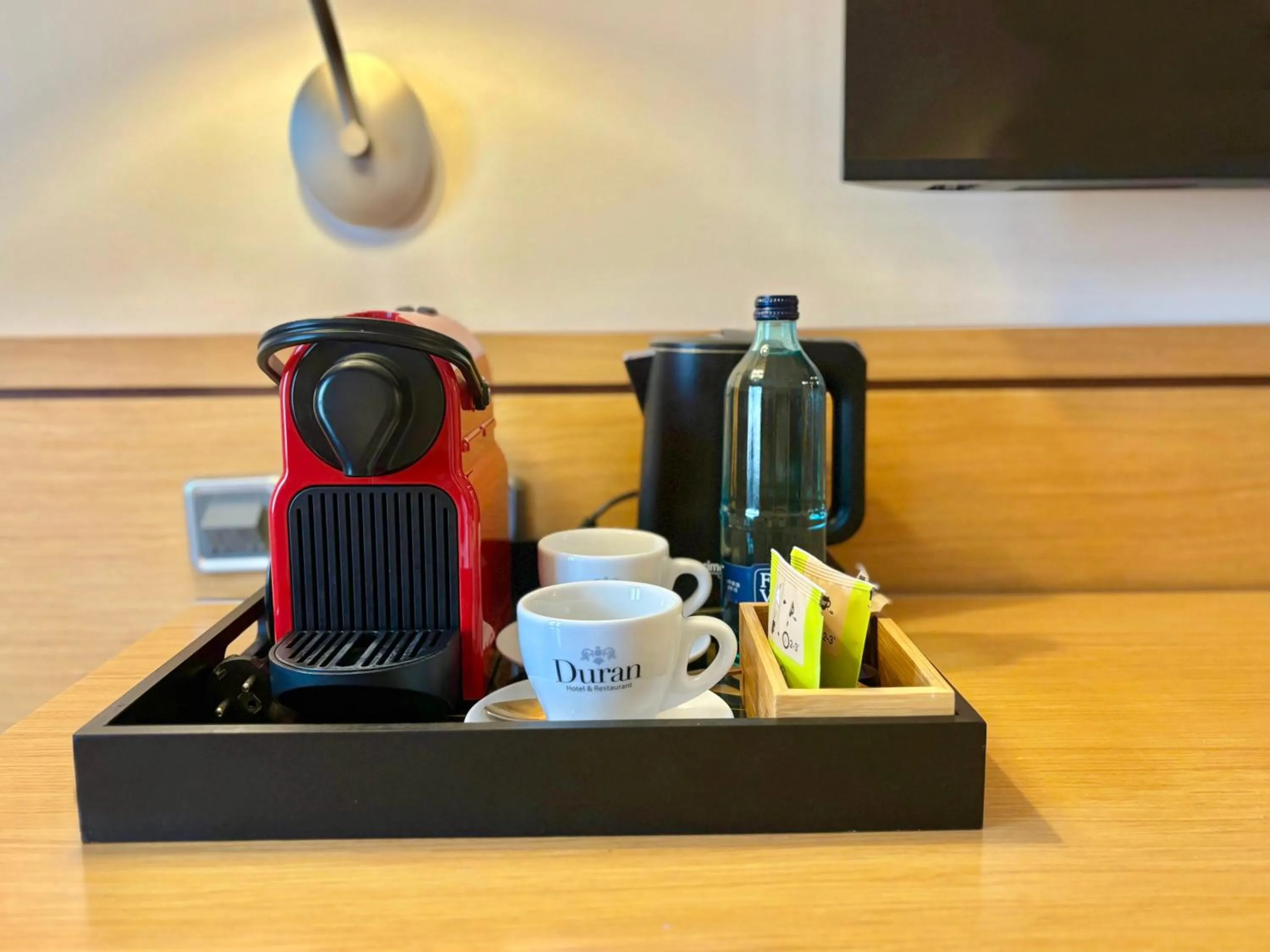 Coffee/tea facilities in Hotel Duran