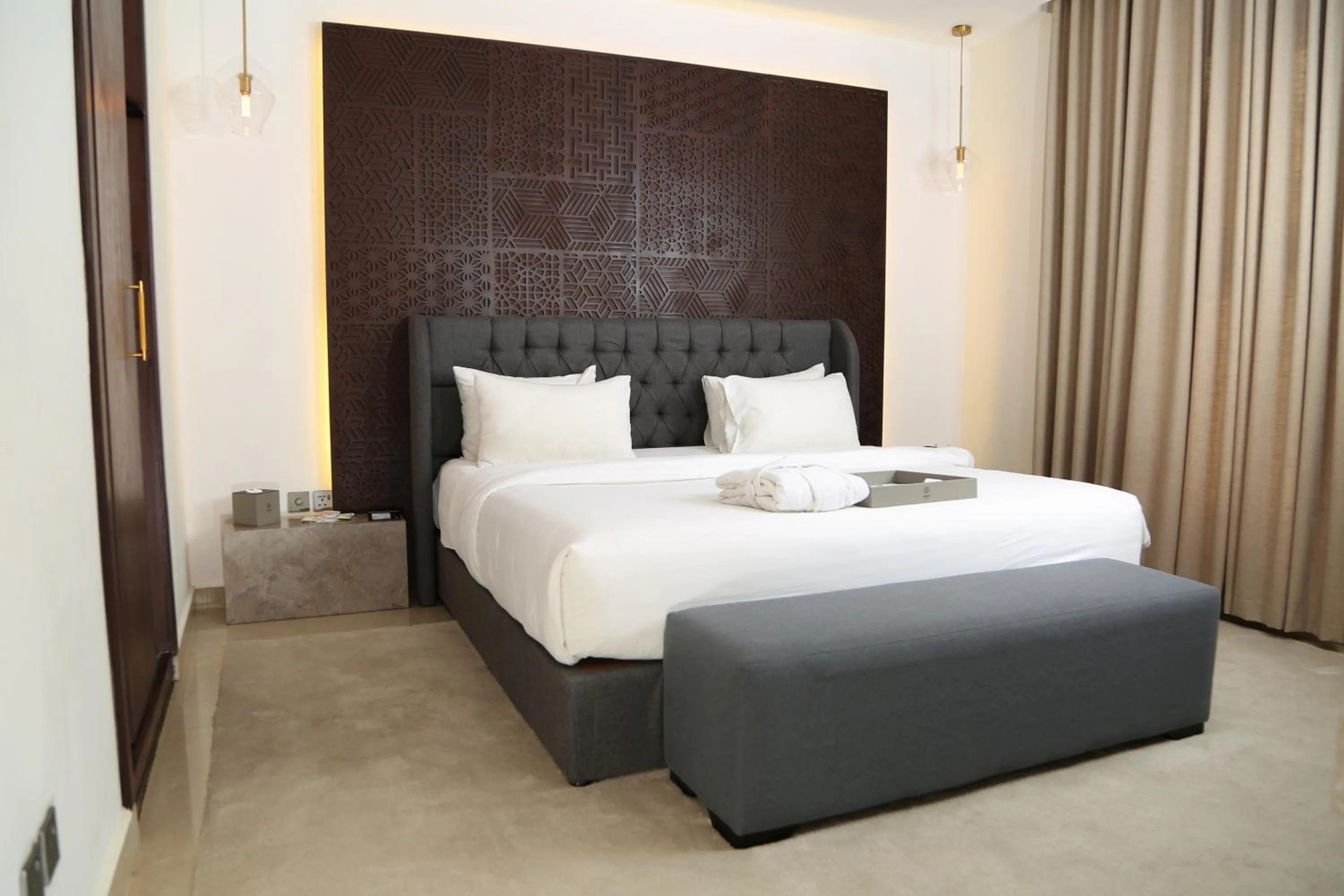 Bedroom, Bed in Tajreed Suites