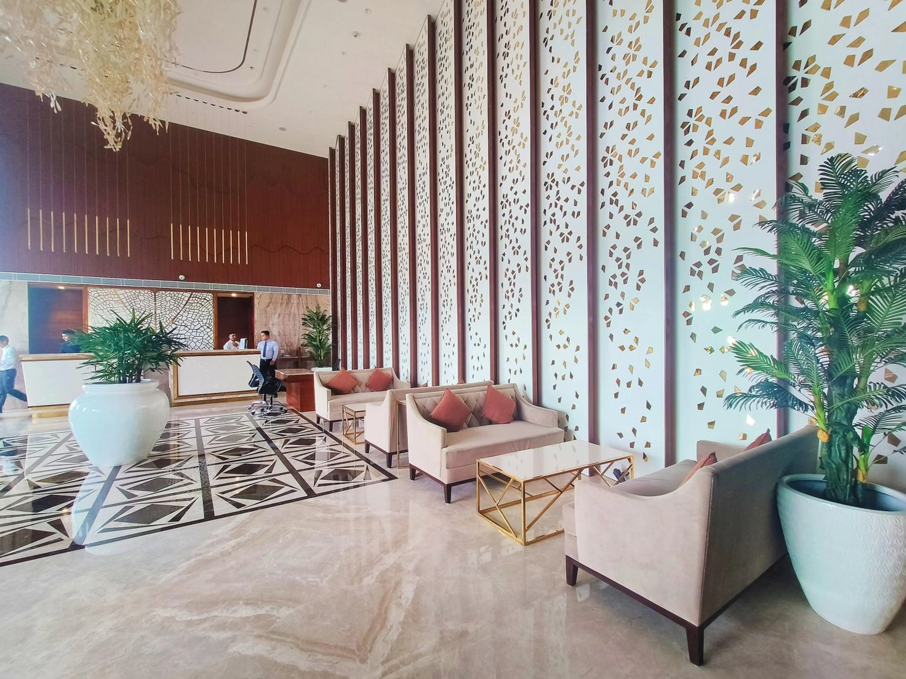 Seating area in Mariton Hotel