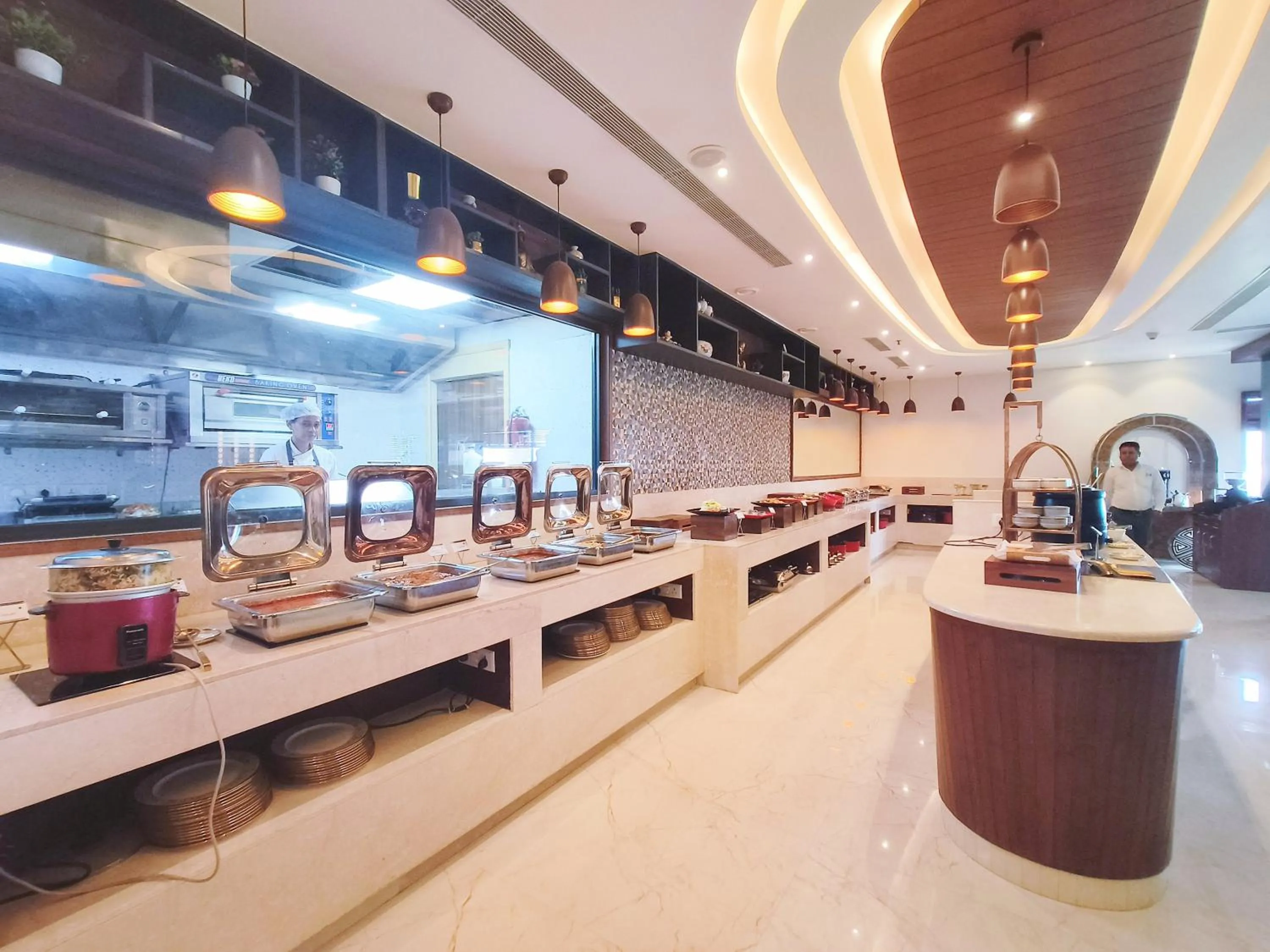 Buffet breakfast in Mariton Hotel