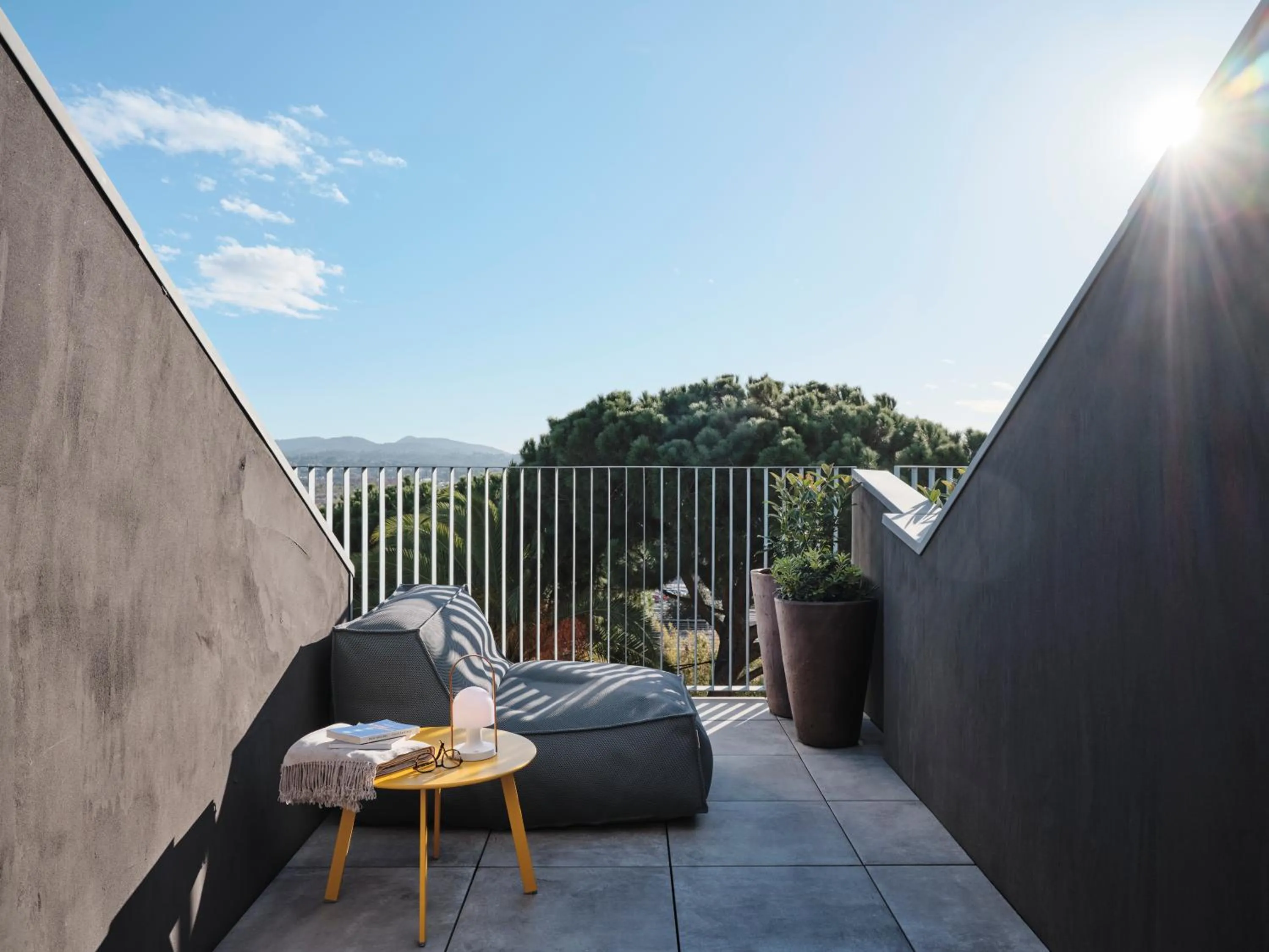 Balcony/Terrace in Qgat Restaurant Events & Hotel