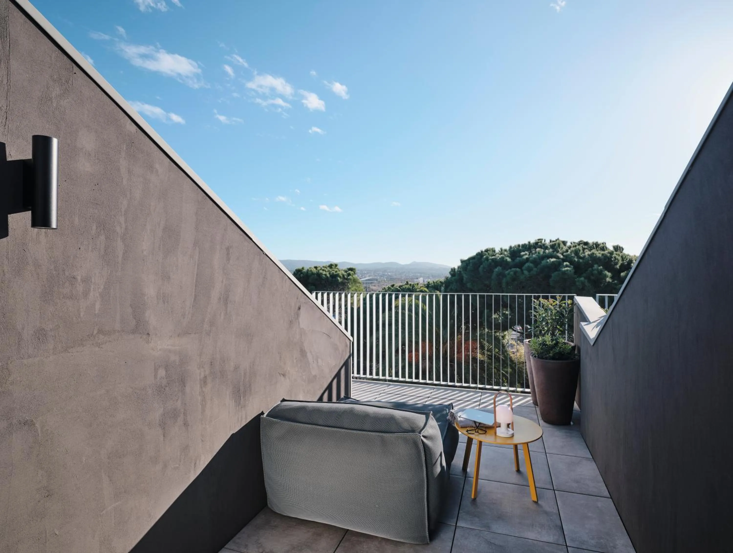 Balcony/Terrace in Qgat Restaurant Events & Hotel