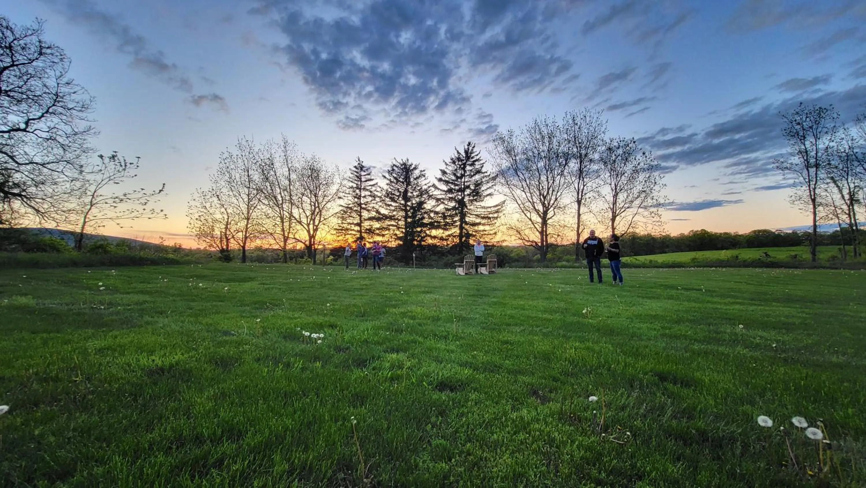 Sunset in Cromwell Manor Inn