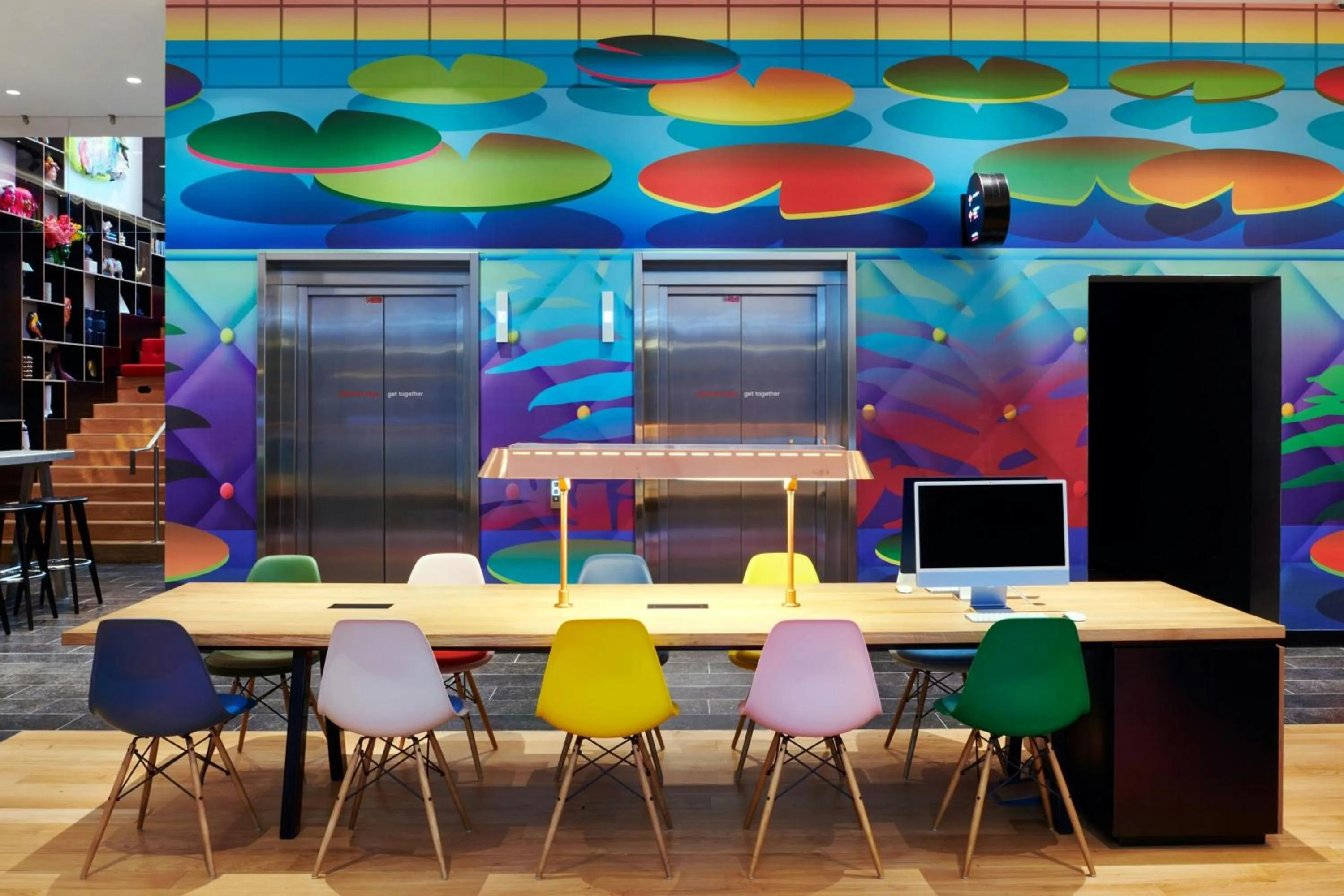 Lobby or reception in citizenM Paris Opera