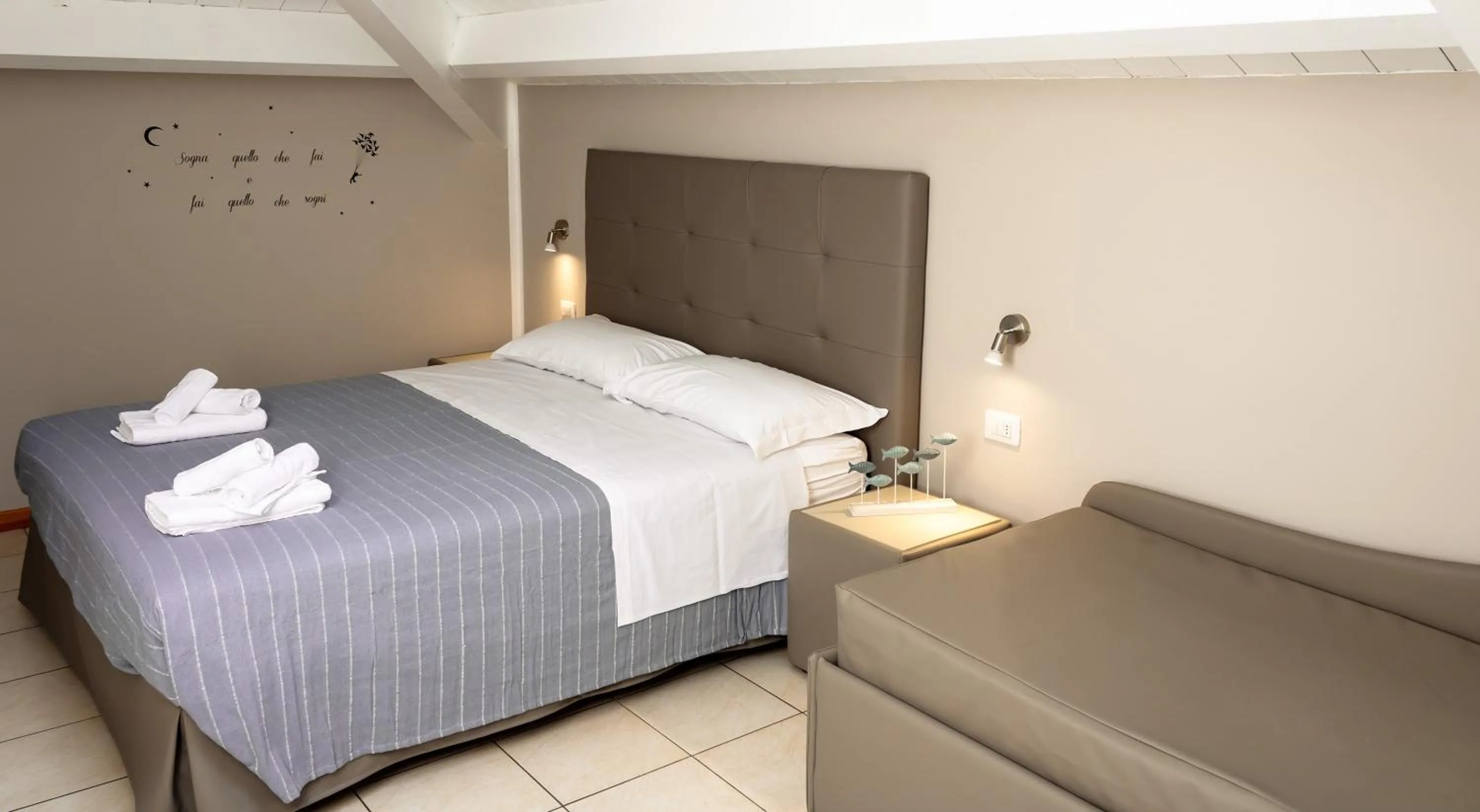 Bedroom, Bed in Residence Marittimo Riccione