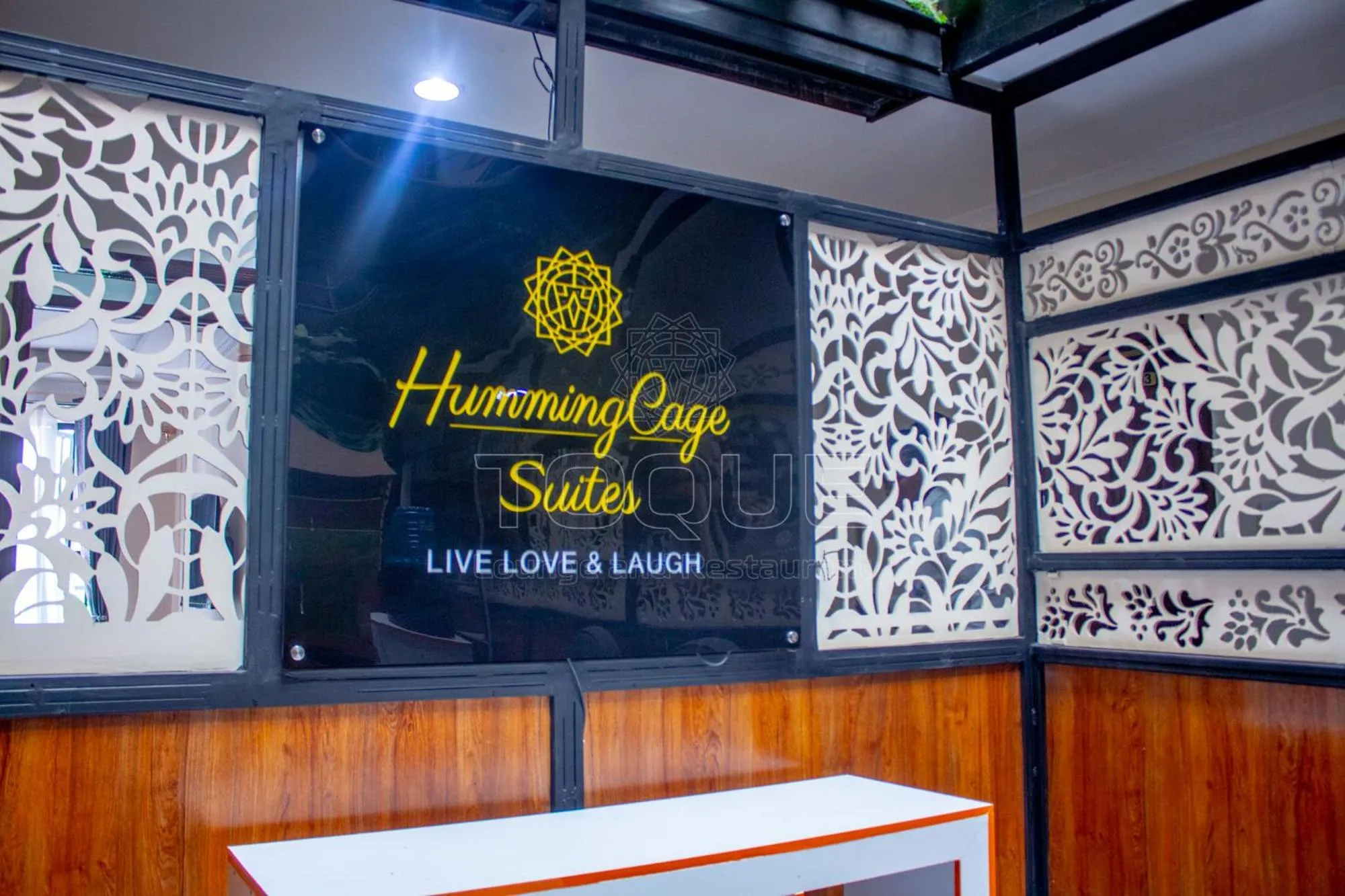 Communal lounge/ TV room in Toque Hotel