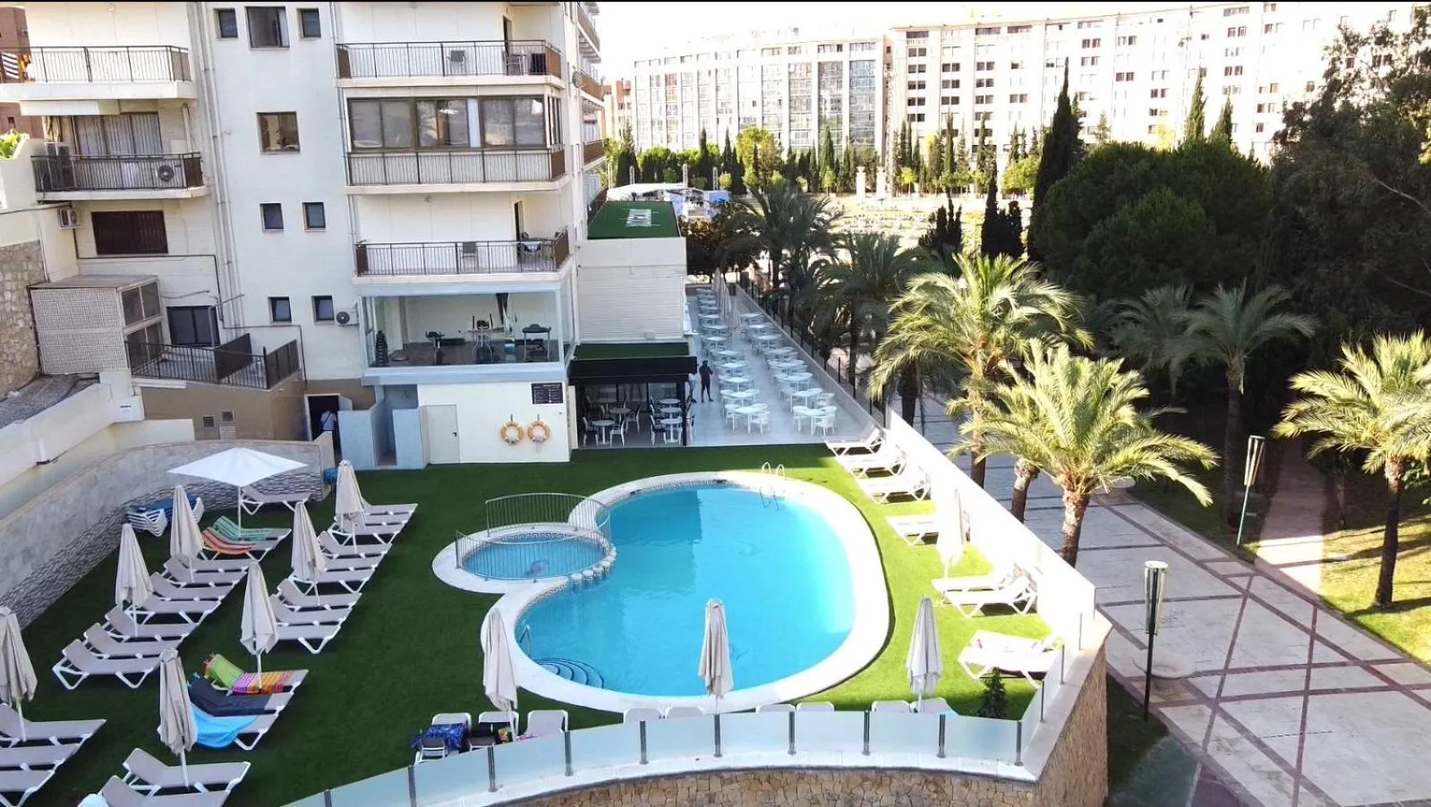 Pool view in Prince Park