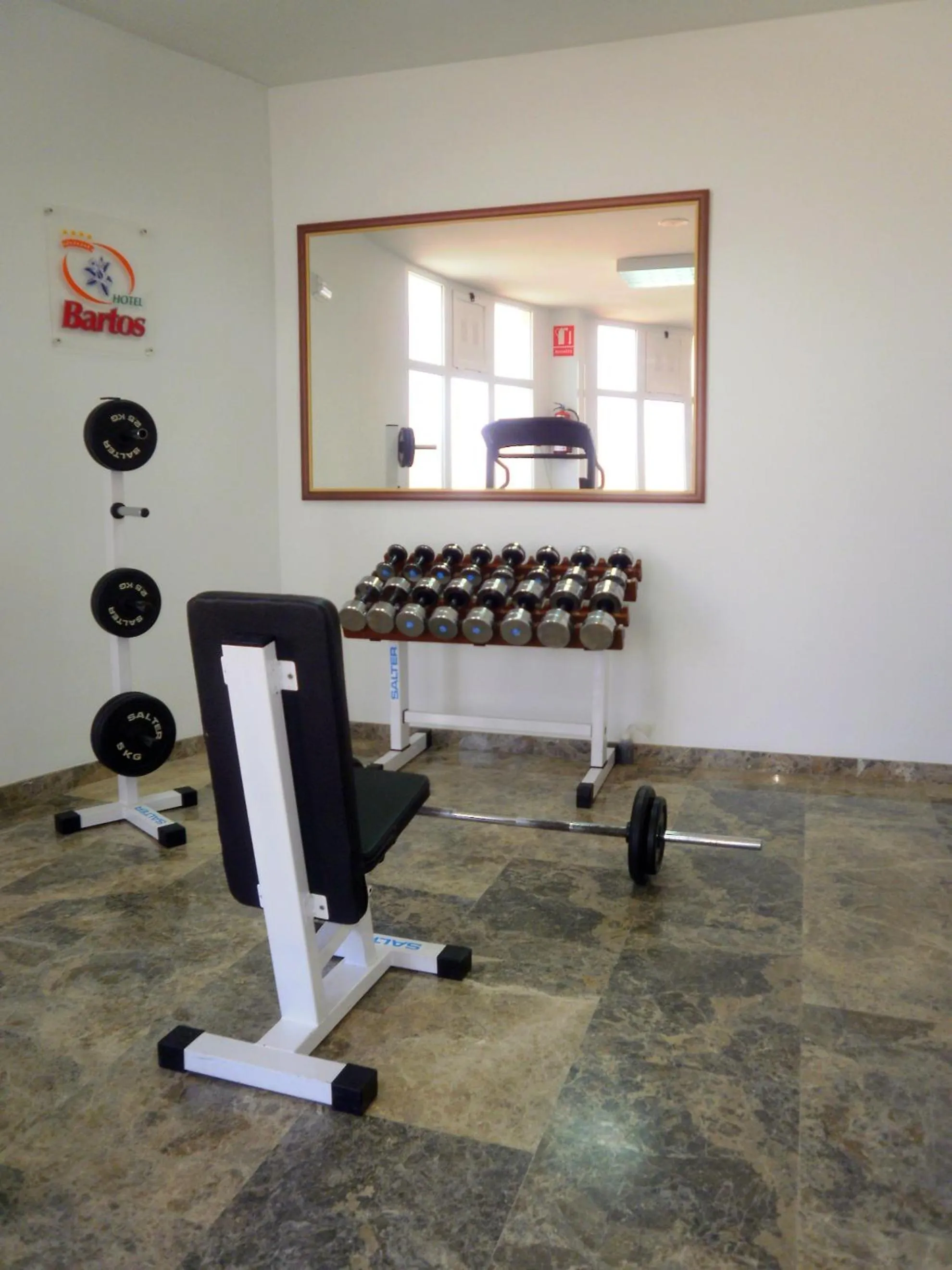 Fitness centre/facilities in Hotel Bartos