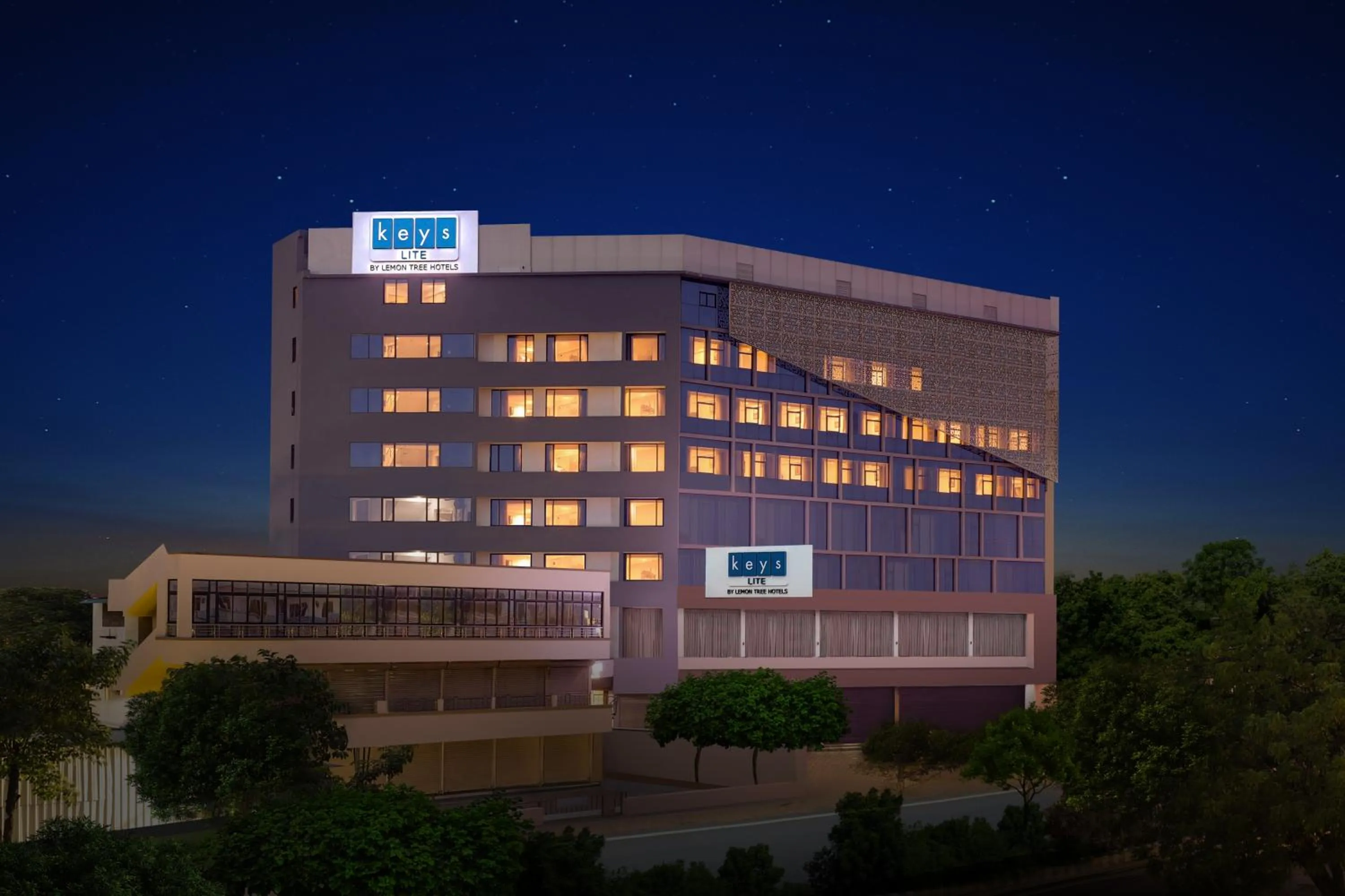 Facade/entrance in Keys Lite by Lemon Tree Hotels, Vadodara