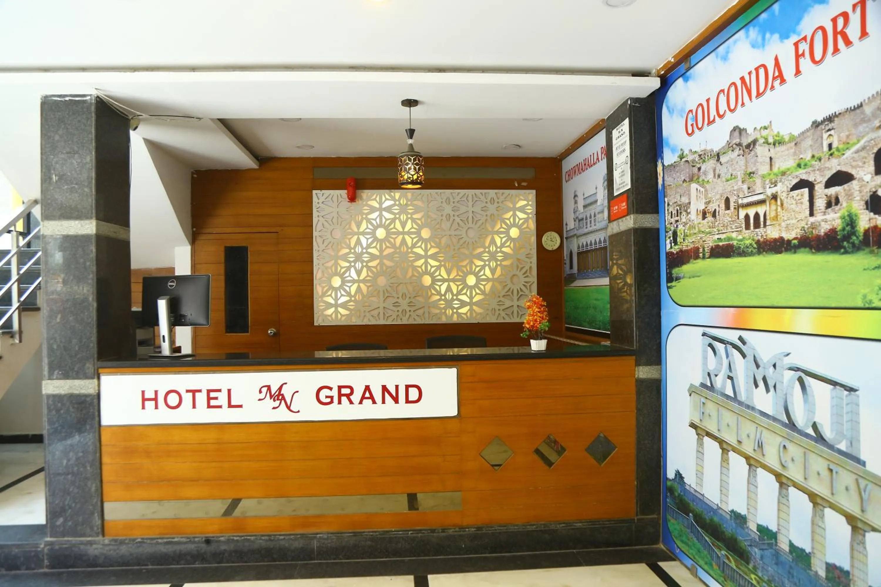 Lobby or reception in Hotel MN Grand Shamshabad Airport Zone Hyderabad