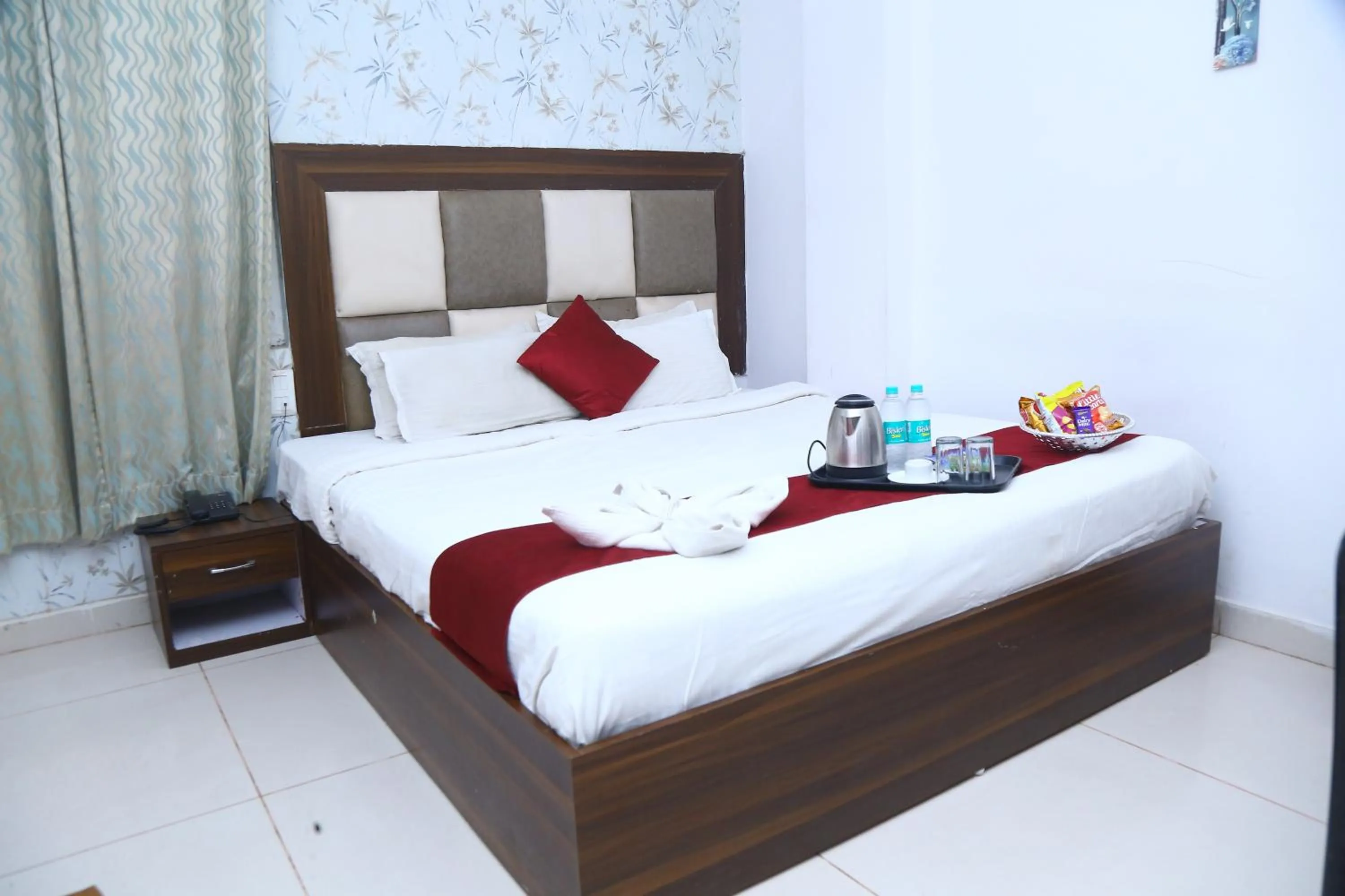 Bed in Hotel MN Grand Shamshabad Airport Zone Hyderabad