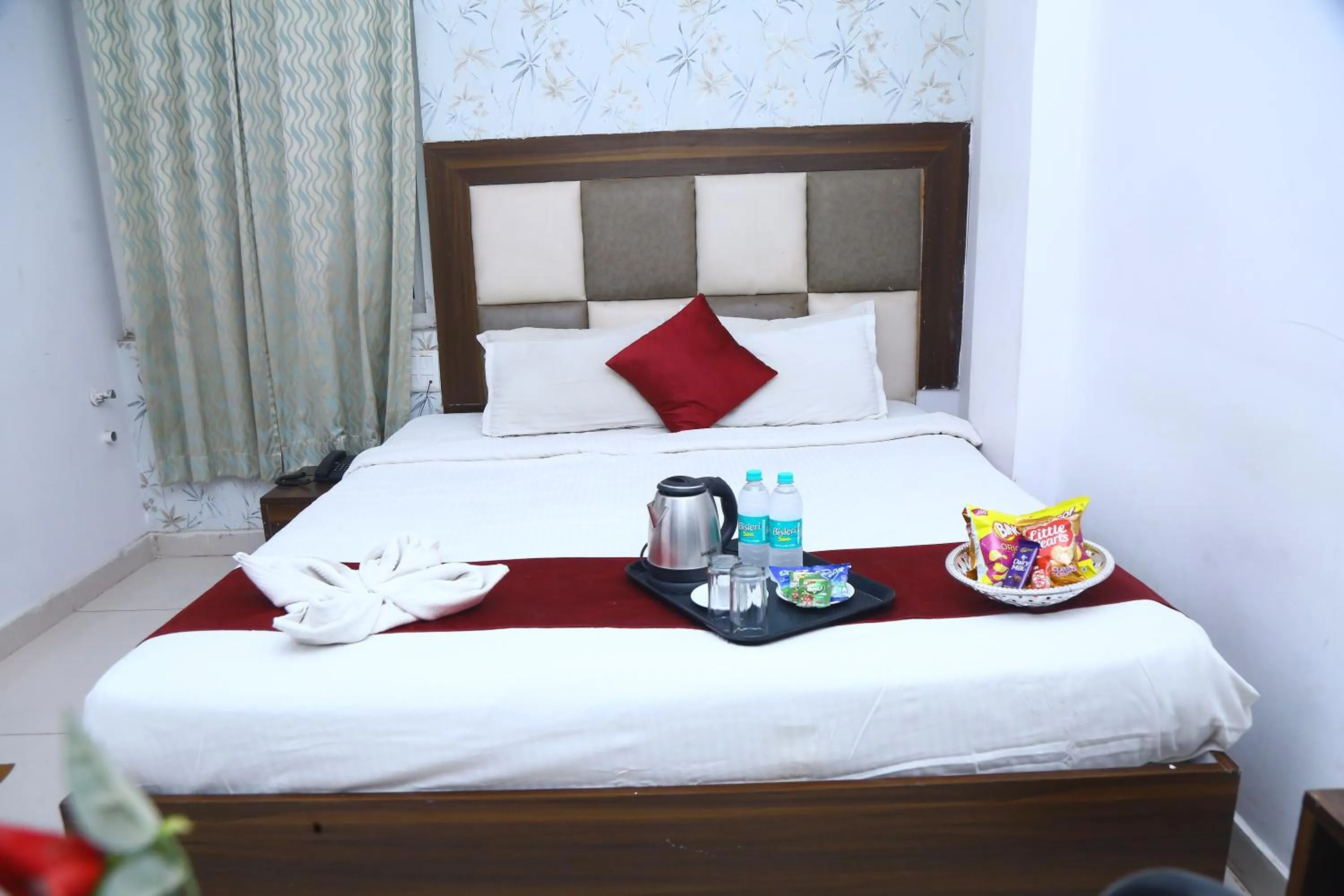 Bed in Hotel MN Grand Shamshabad Airport Zone Hyderabad