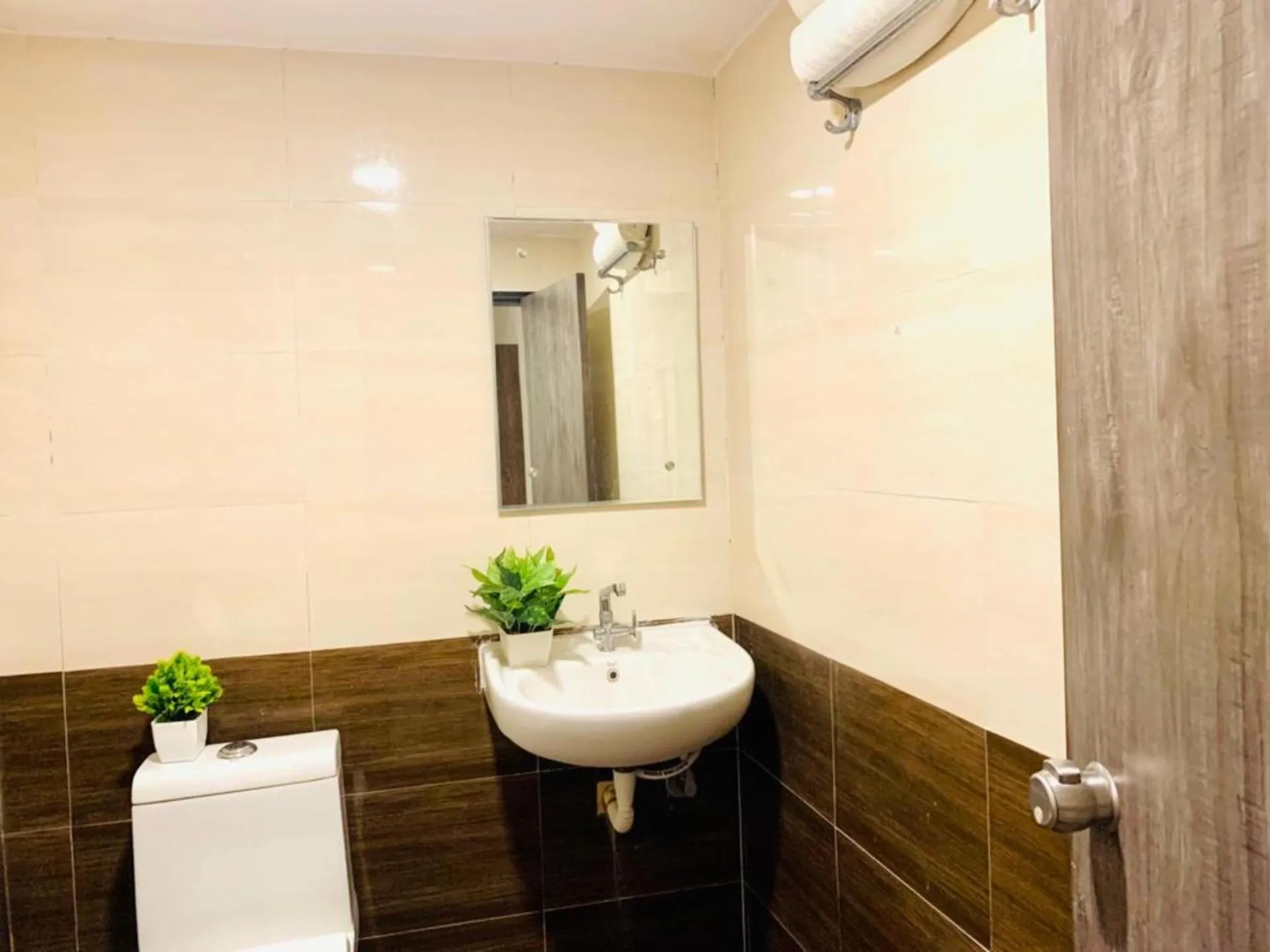 Bathroom in Hotel MN Grand Shamshabad Airport Zone Hyderabad