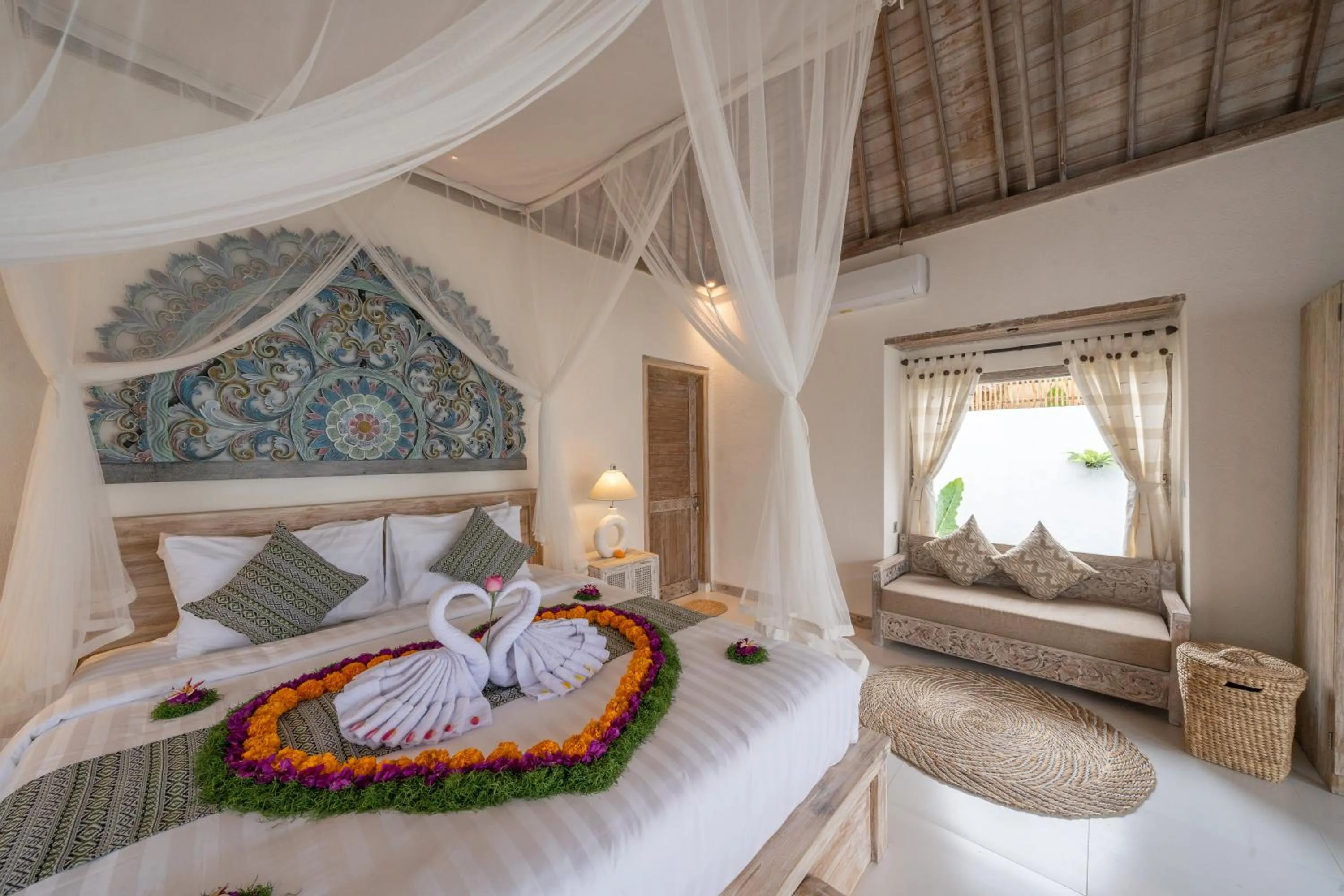 Bed in Amaya Sebatu Villa