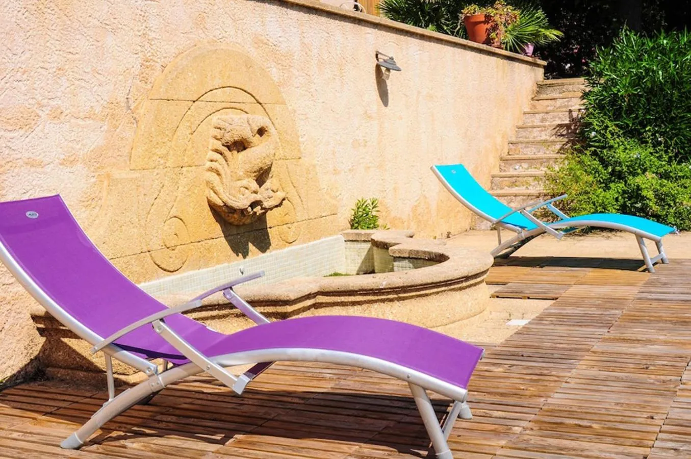 Day in La villa Roméo, piscine et spa