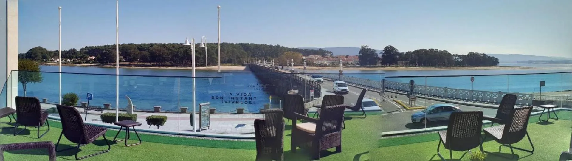 Balcony/Terrace in Hotel Puente de La Toja