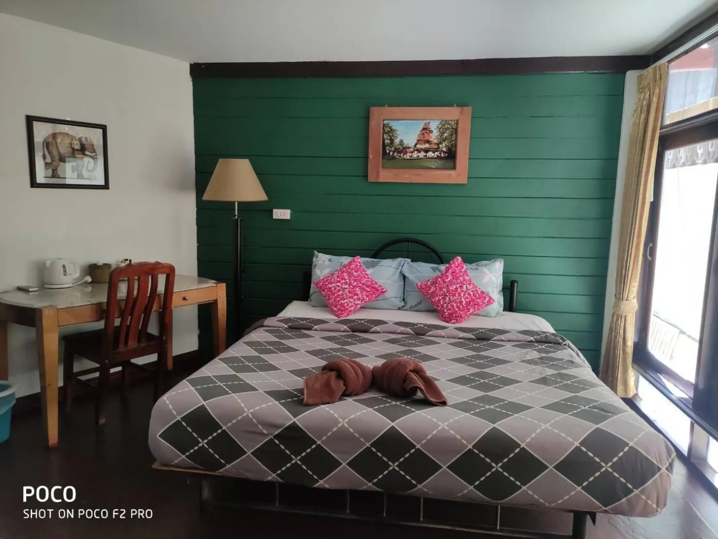 Bed in tamarind guesthouse