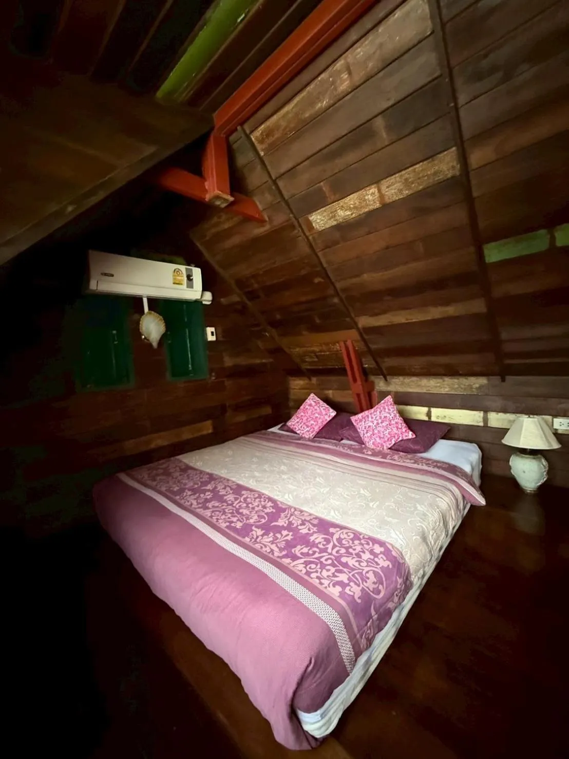 Bed in tamarind guesthouse