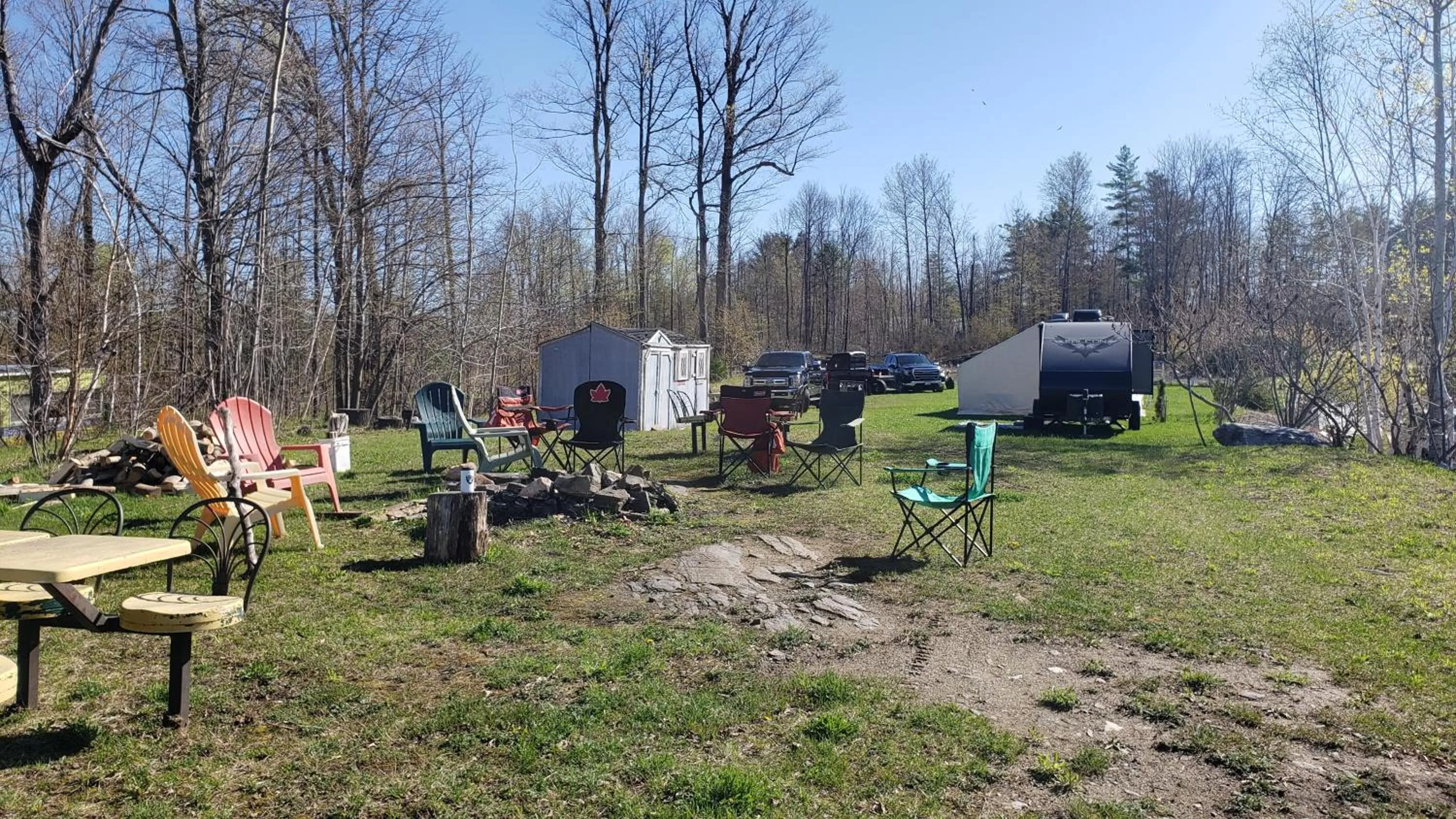 Garden view in Calabogie Motor Inn