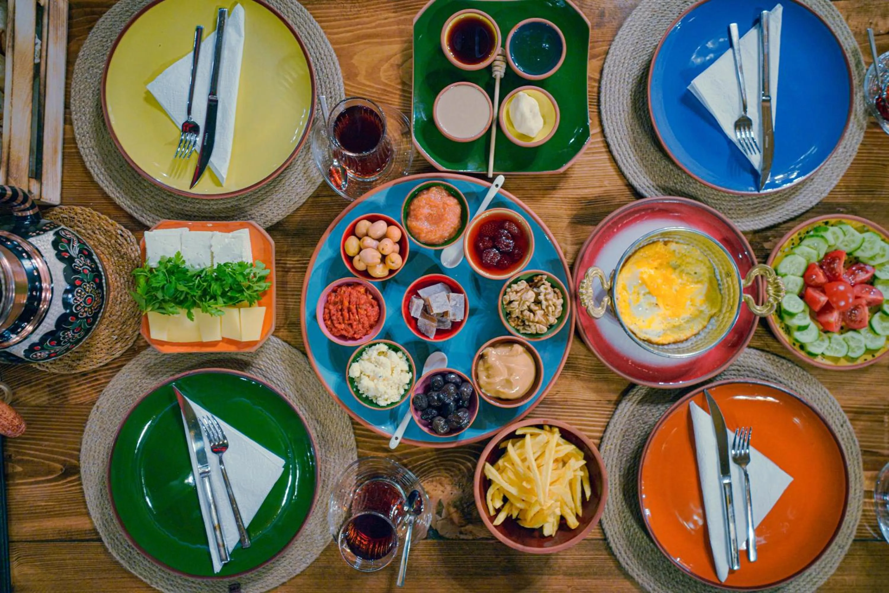 Food and drinks in Babili Cappadocia Cave