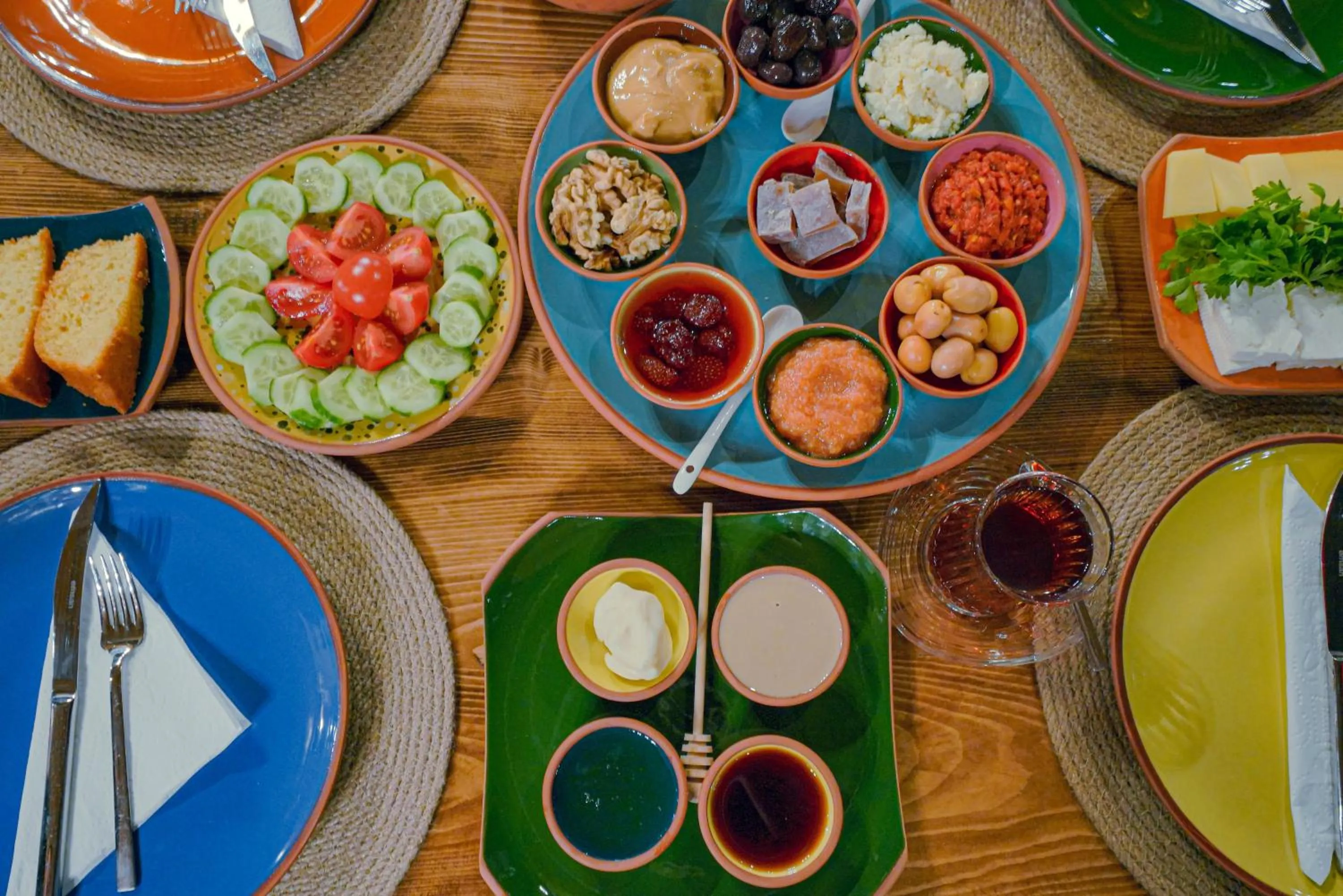 Food and drinks in Babili Cappadocia Cave