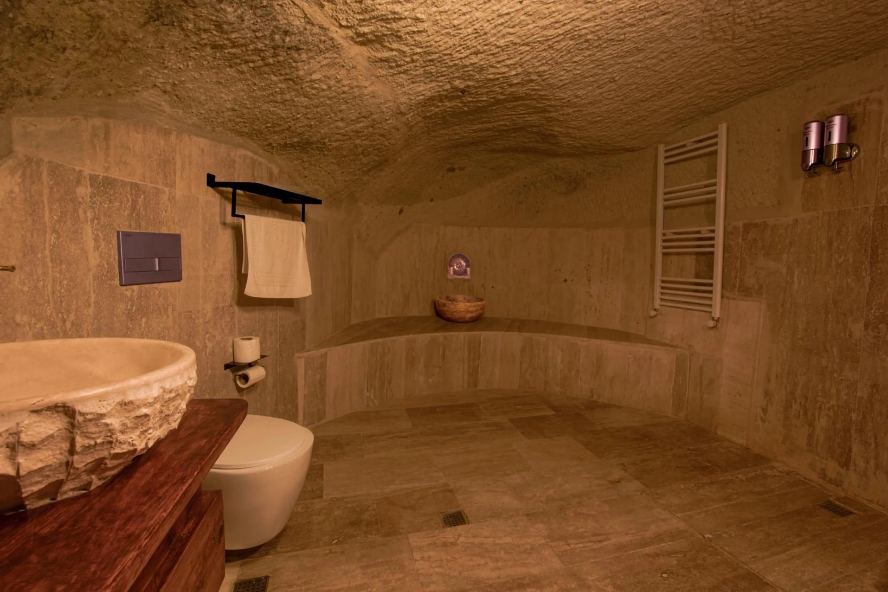 Toilet in Babili Cappadocia Cave