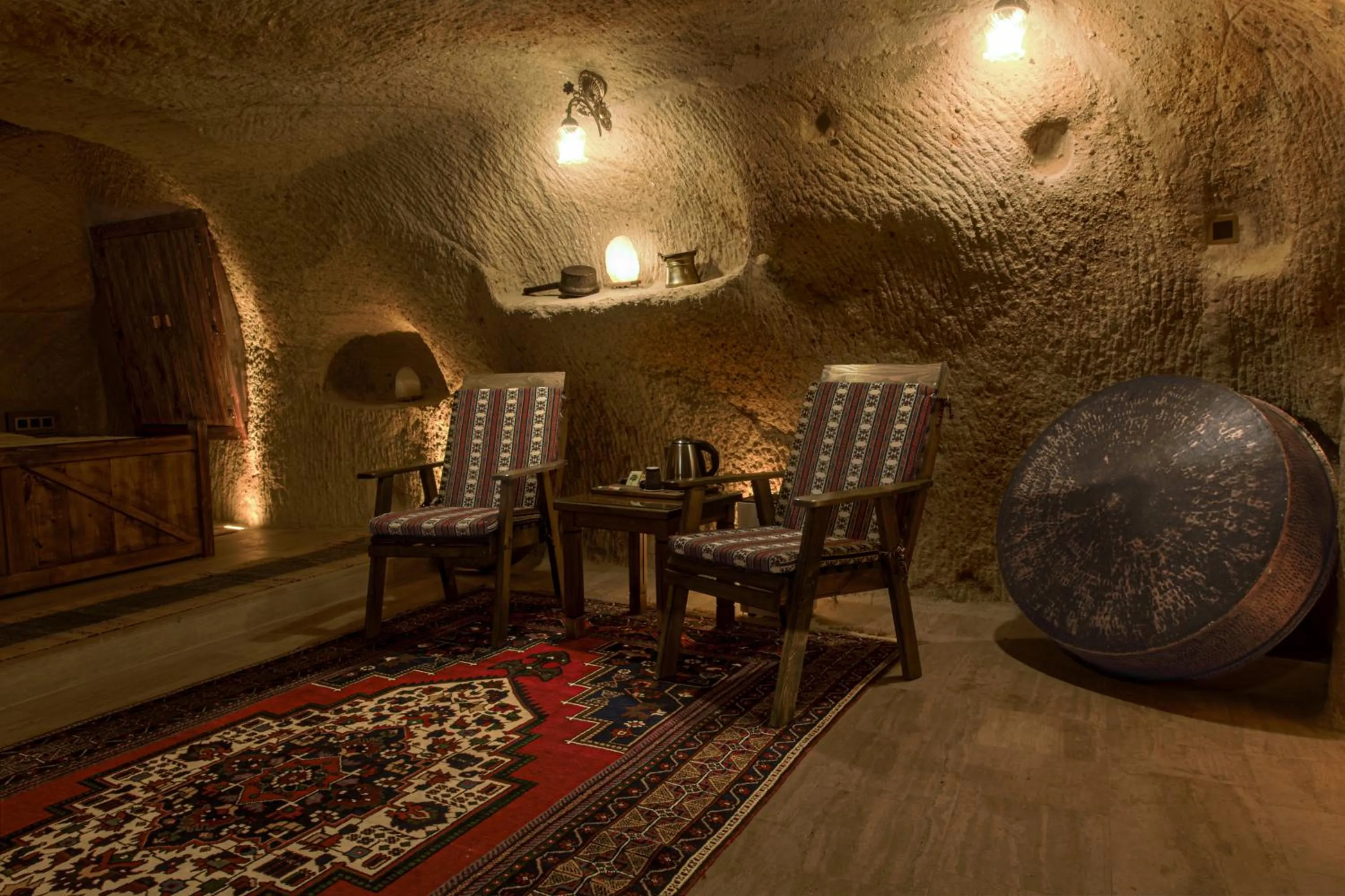 Living room in Babili Cappadocia Cave