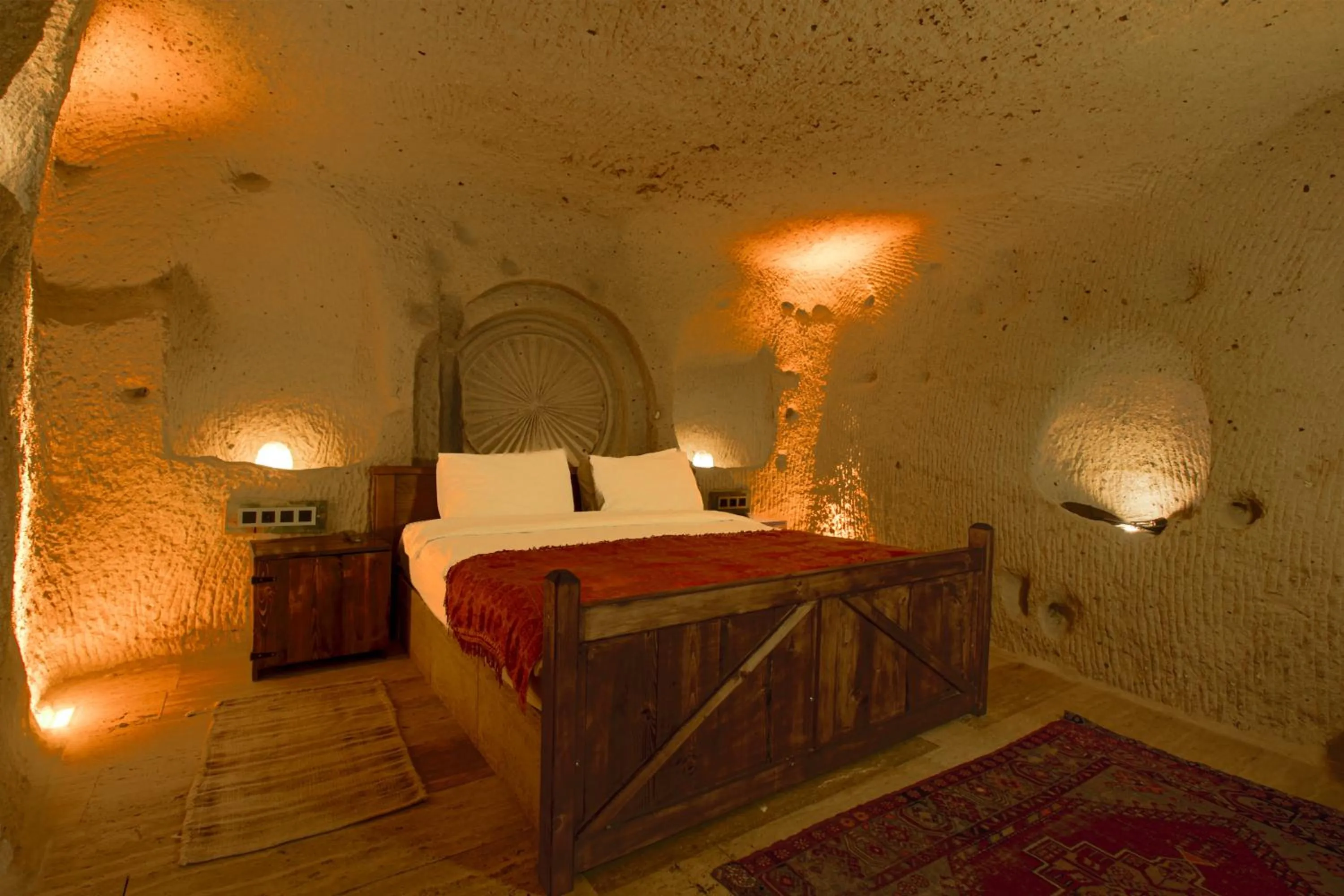 Bed in Babili Cappadocia Cave