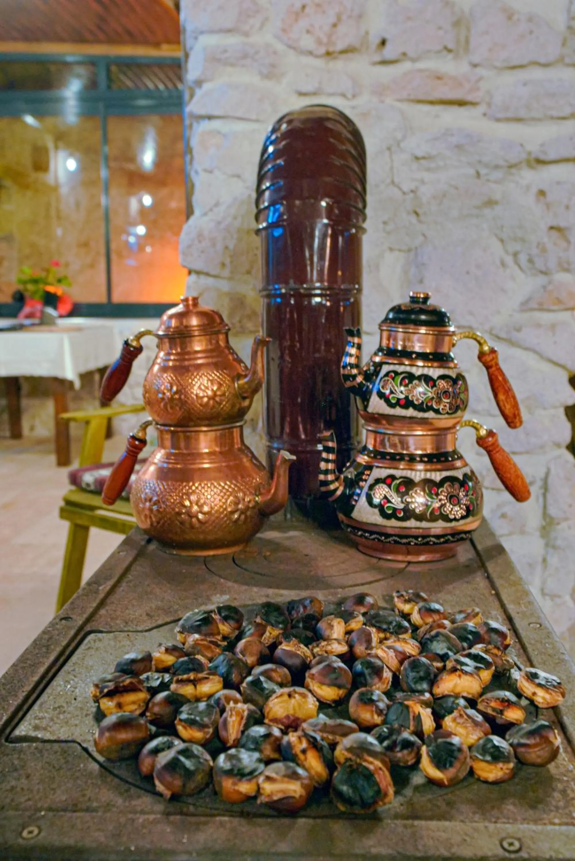 Food and drinks in Babili Cappadocia Cave