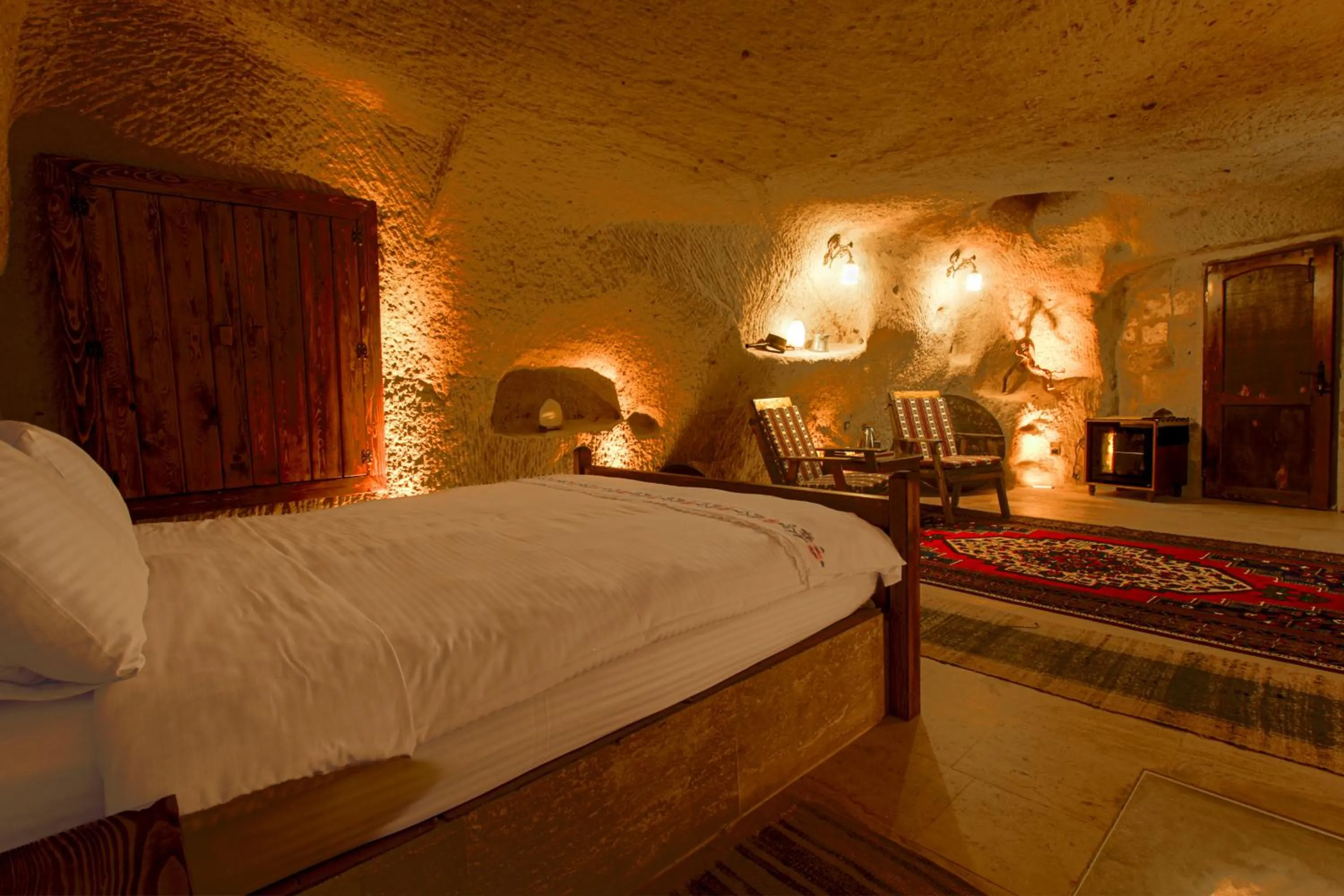 Bed in Babili Cappadocia Cave