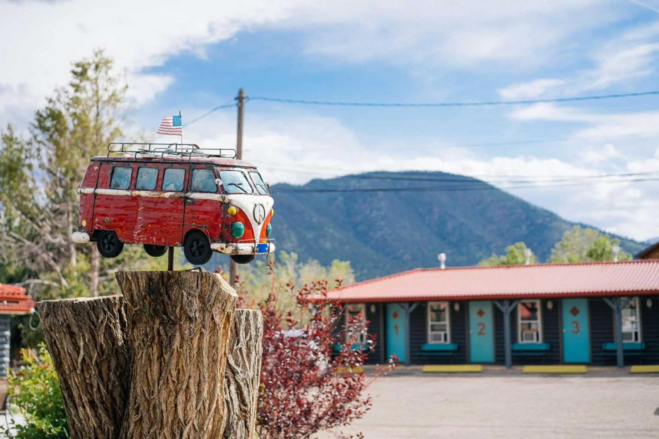 Decorative detail in Lodge at Poncha Springs