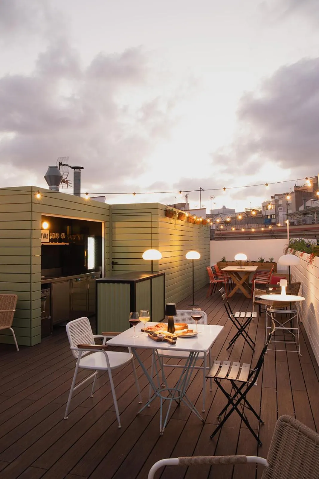 Patio in Eco Boutique Hostal Grau